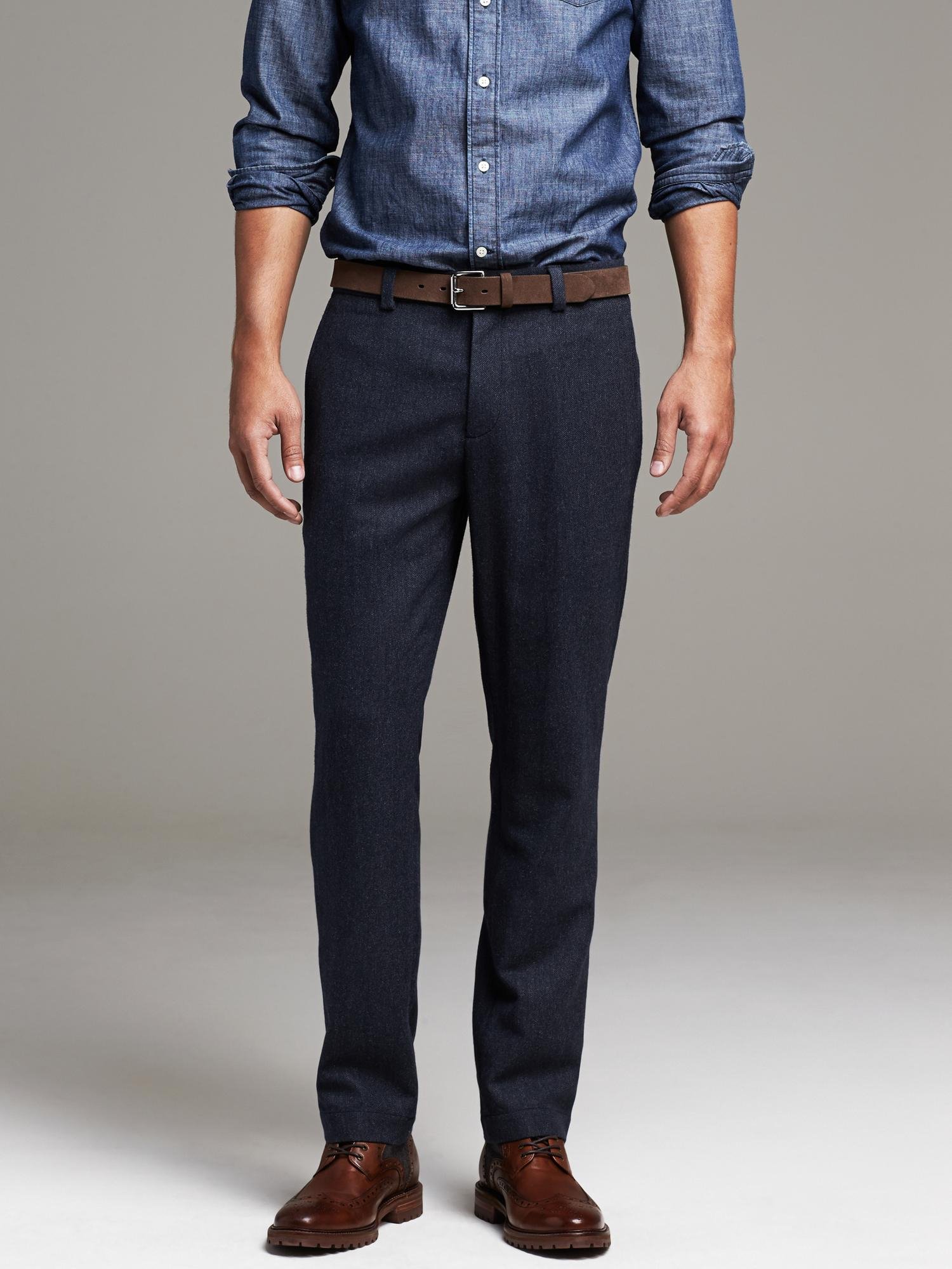 mens navy pants