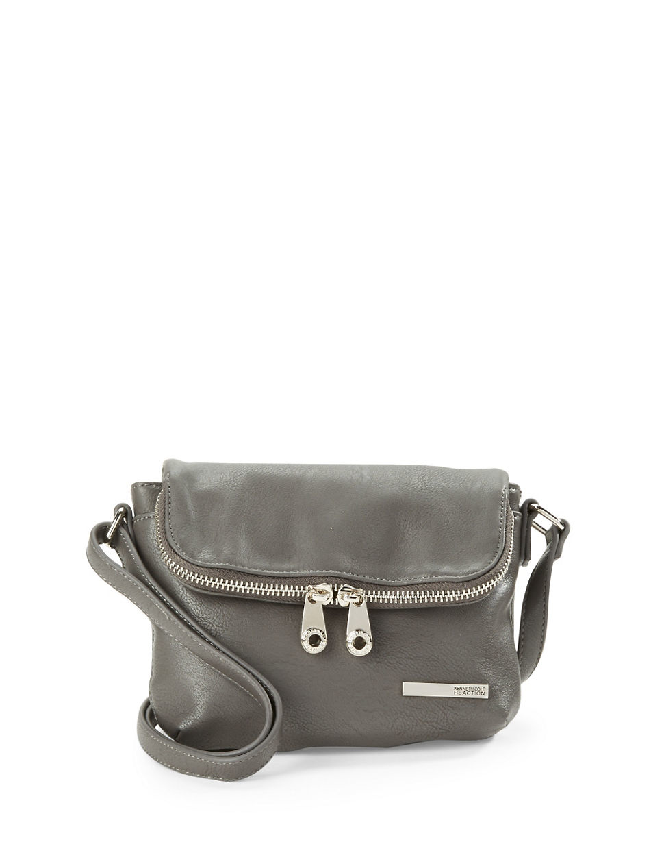 Kenneth cole reaction Wooster Street Leather Foldover Crossbody Bag in ...