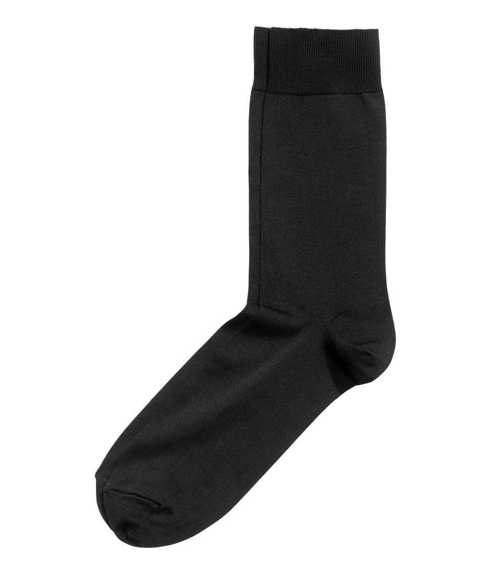 H&m Fancy Socks in Black for Men | Lyst