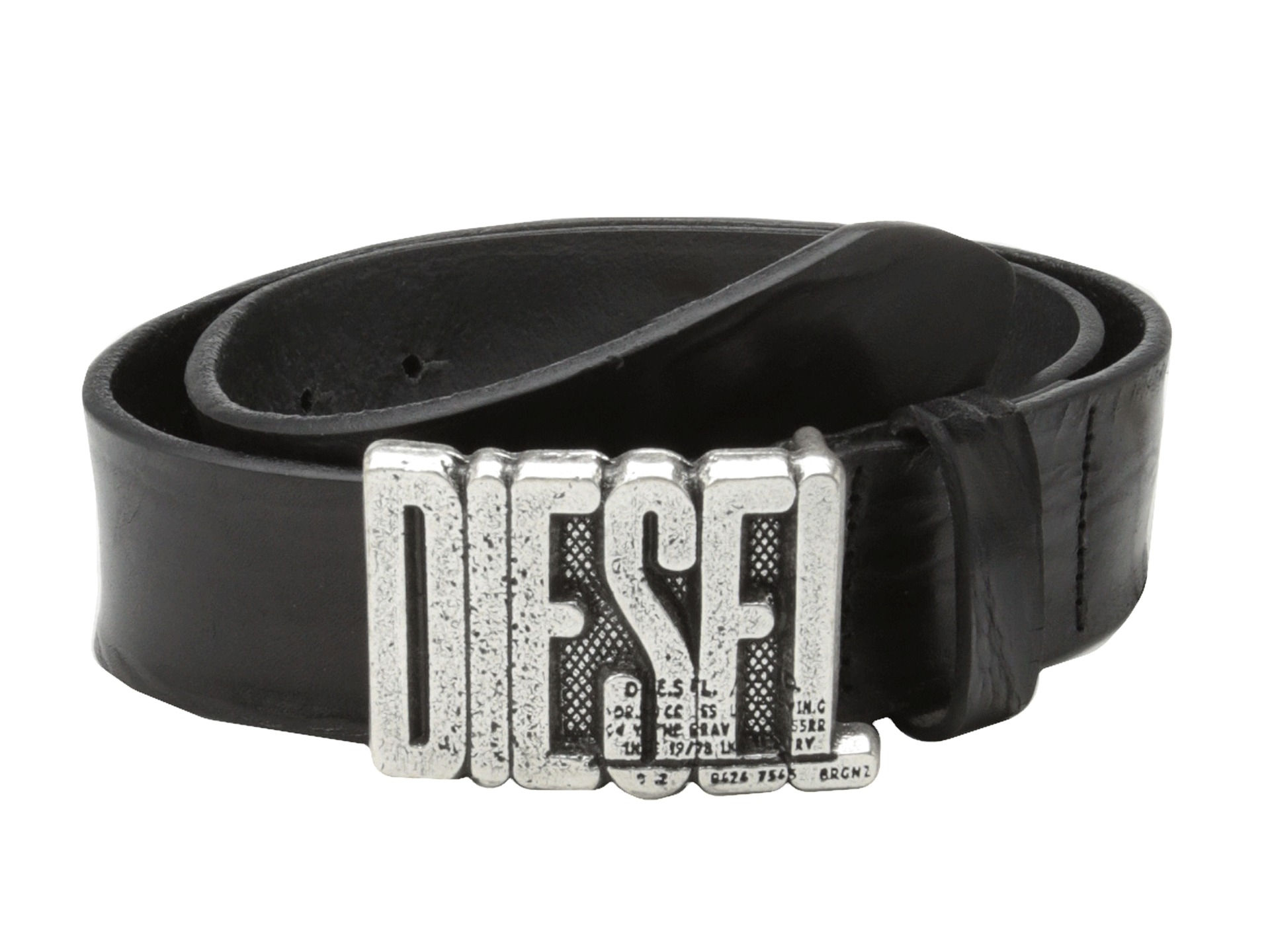 Lyst - Diesel Belkaddur Belt in Black for Men