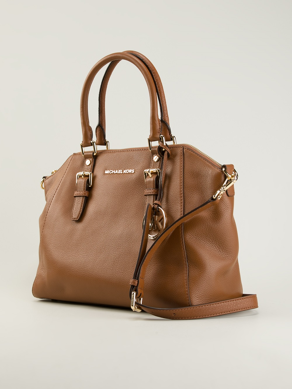 Lyst - Michael Michael Kors Bedford Tote in Brown