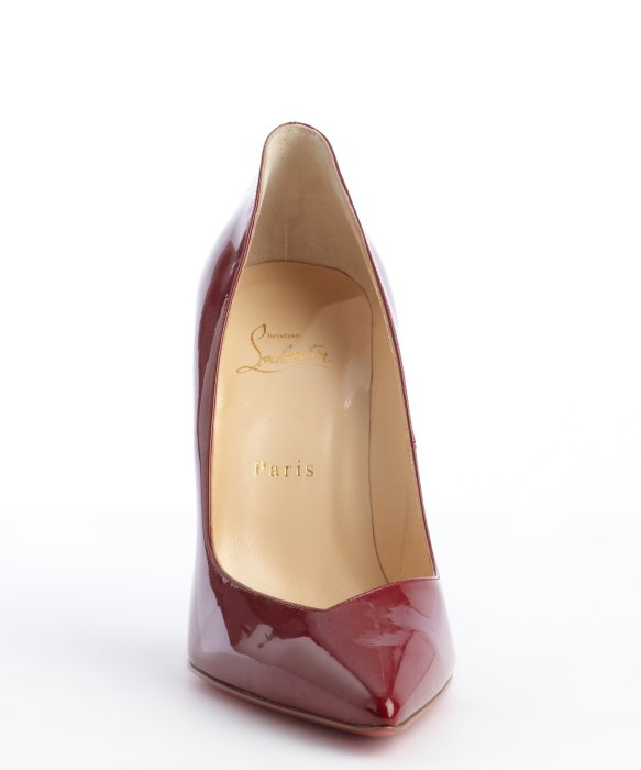 louis vuitton fake shoes - christian louboutin pointed-toe pumps Maroon suede | cosmetics ...