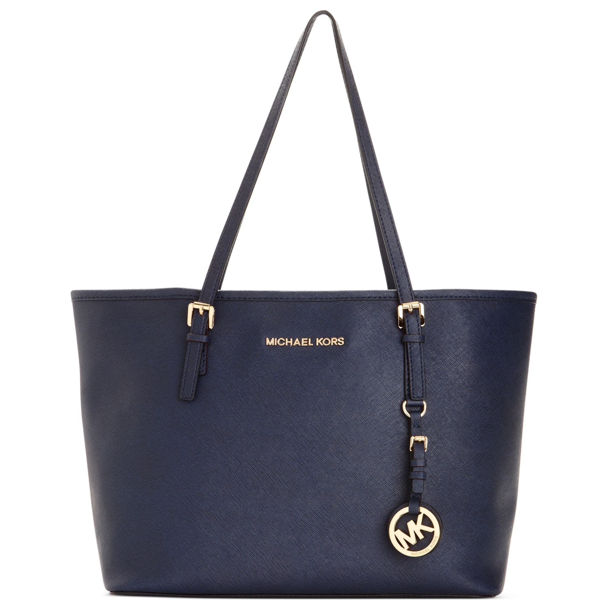 Michael Kors Michael Jet Set Travel Small Tote in Blue (Navy) | Lyst
