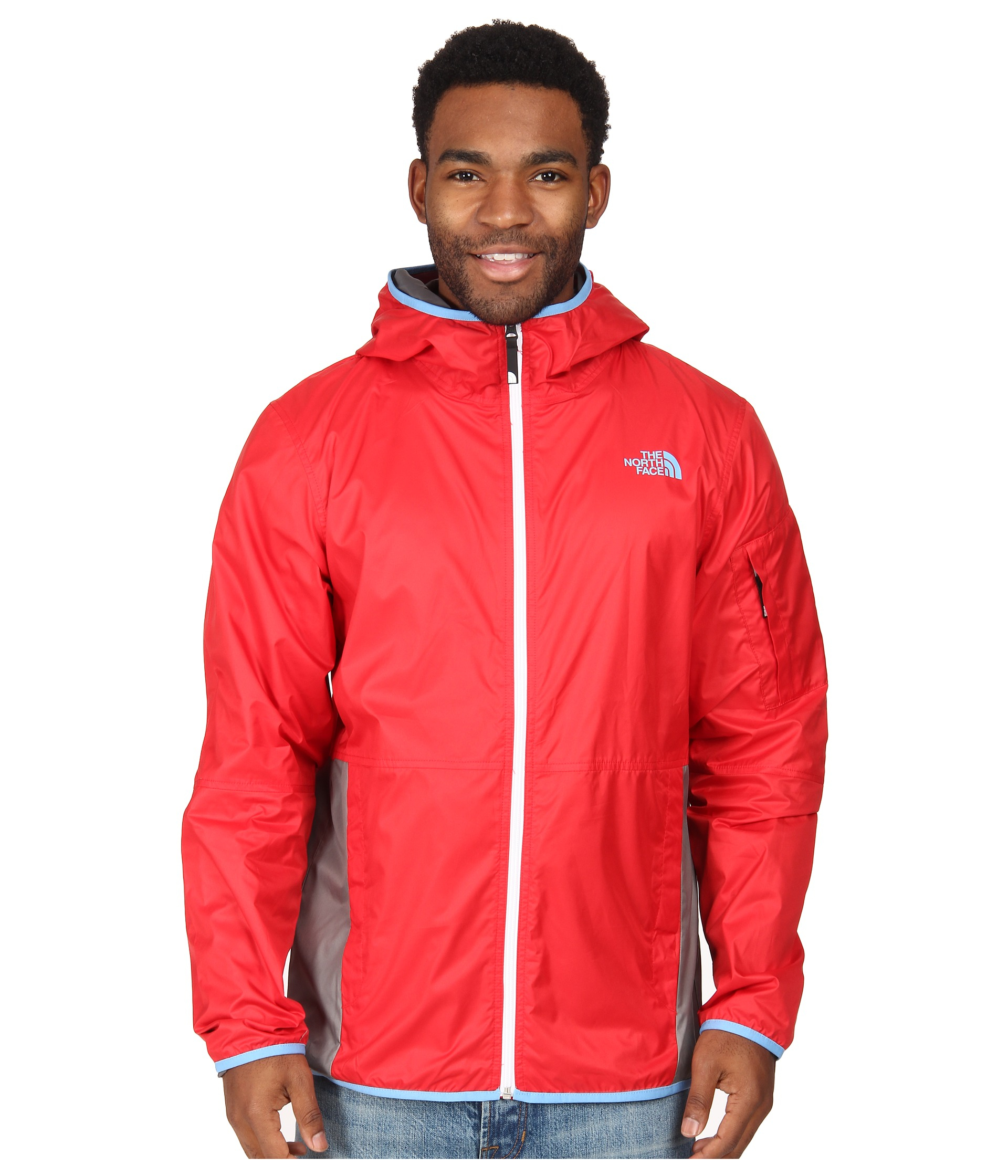 Lyst - The North Face Chicago Wind Jacket in Red for Men