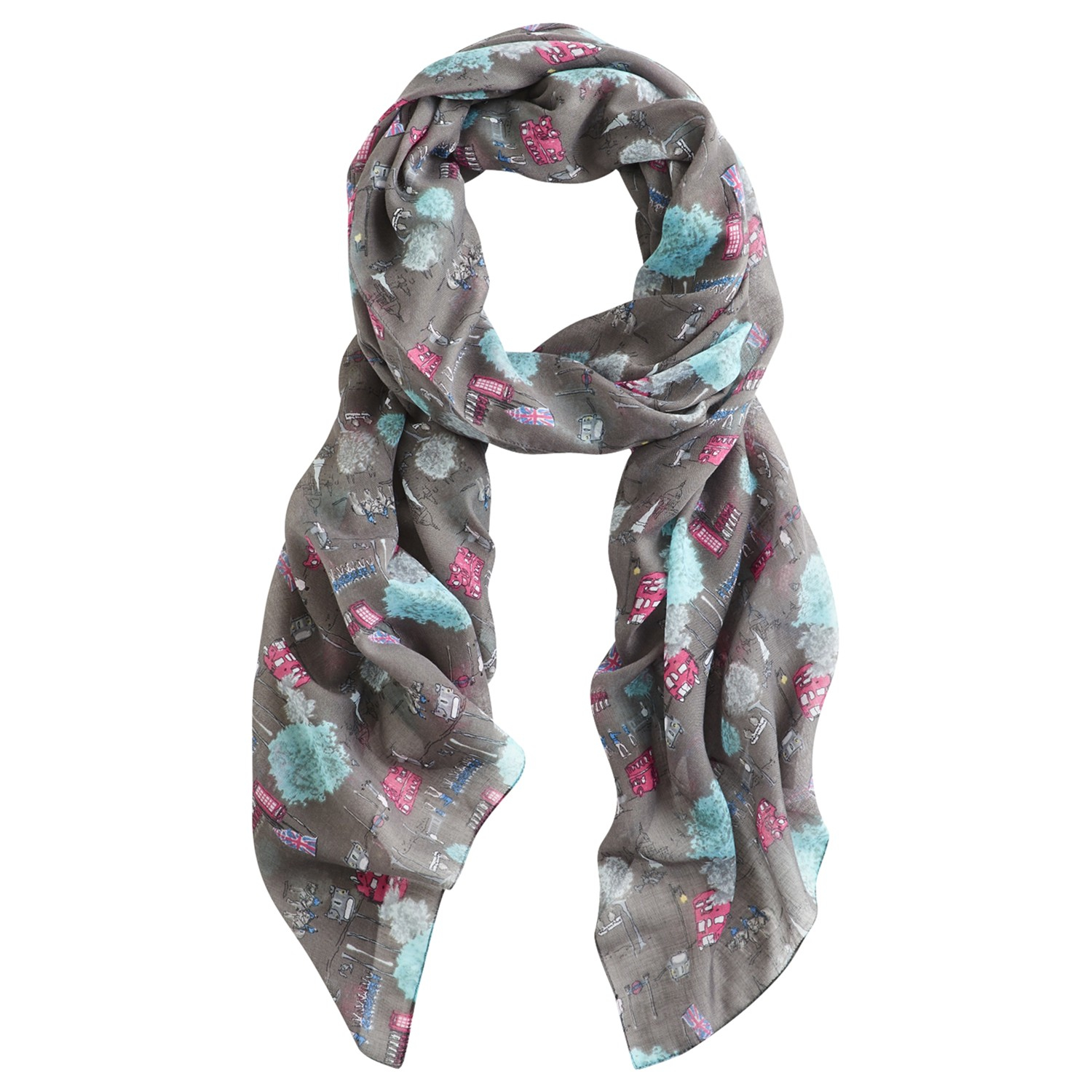 Joules Wensley London Bus Scarf Lyst Gallery