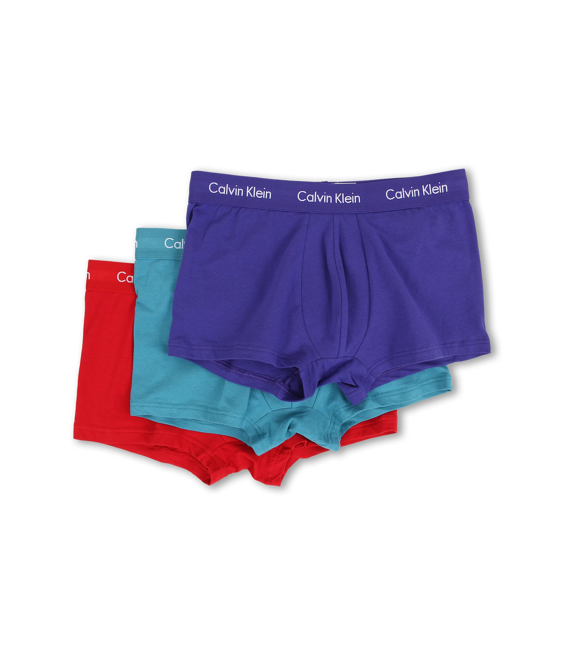 calvin klein men's cotton stretch low rise trunks