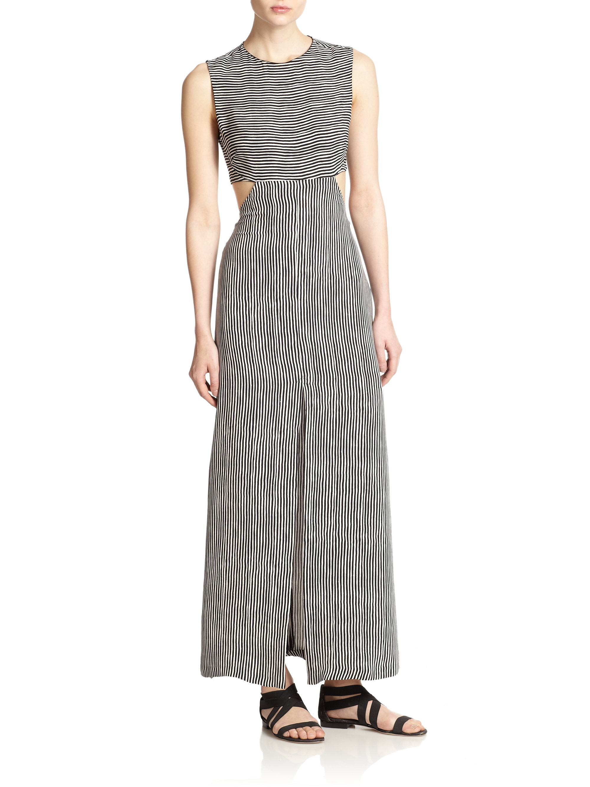 alc black maxi dress