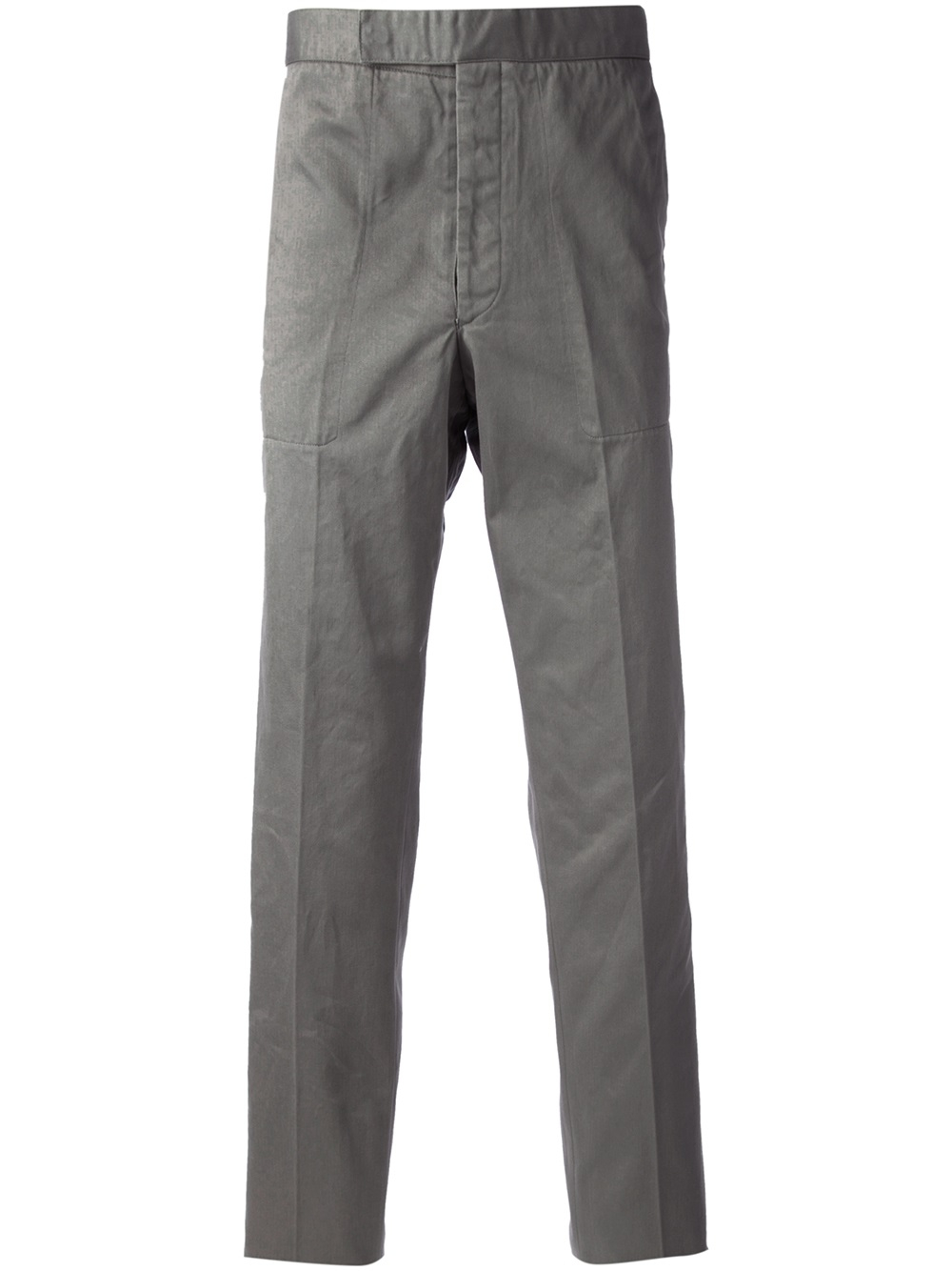 Thom Browne Chino Trouser in Gray for Men (grey) | Lyst