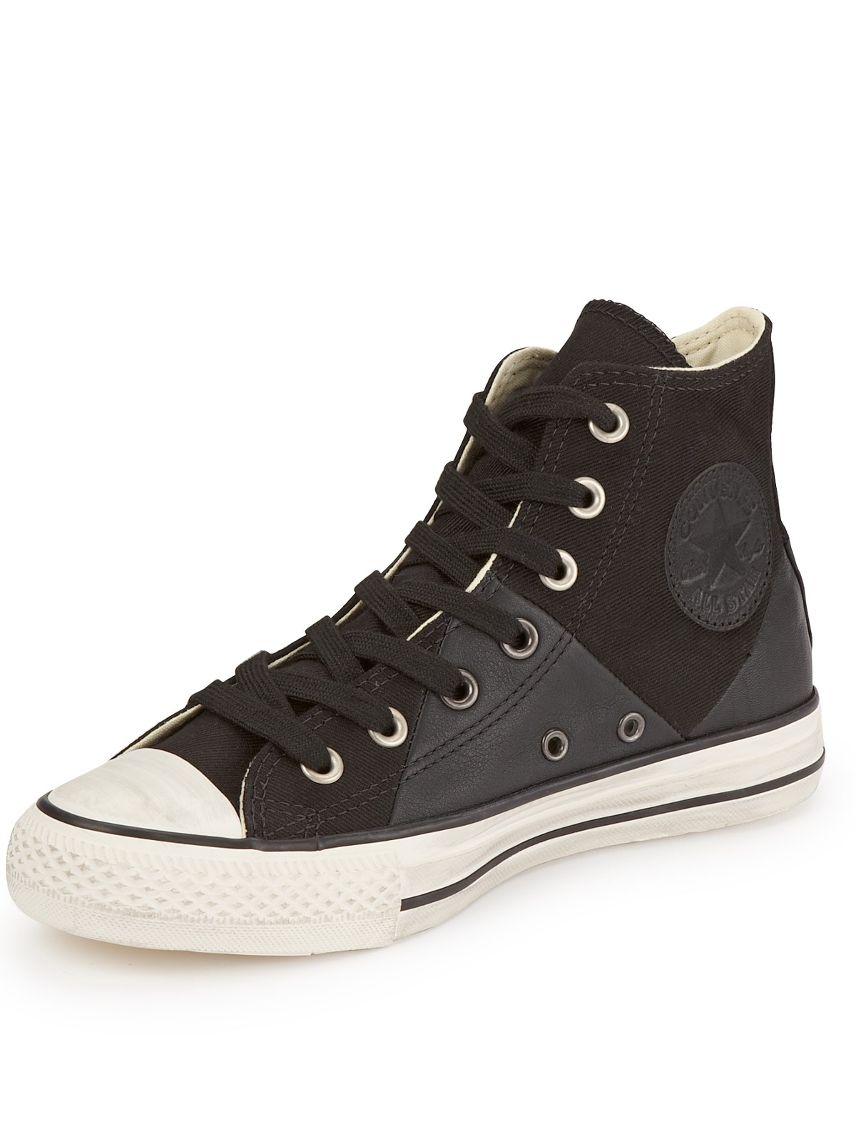 Converse Chuck Taylor All Star Multi Panel Elevated Silver Studs Hitops ...
