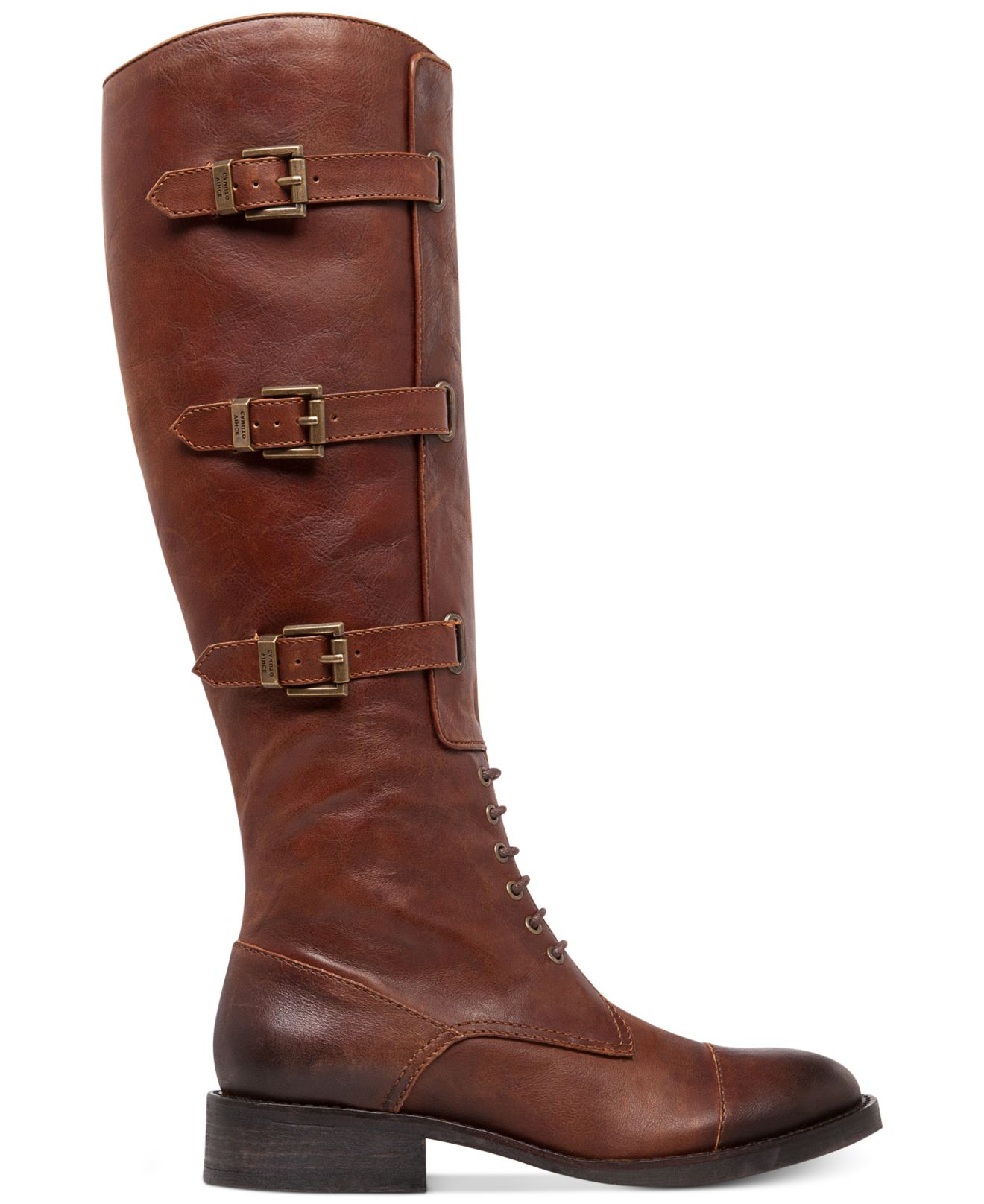 vince camuto pearly tall leather riding boot
