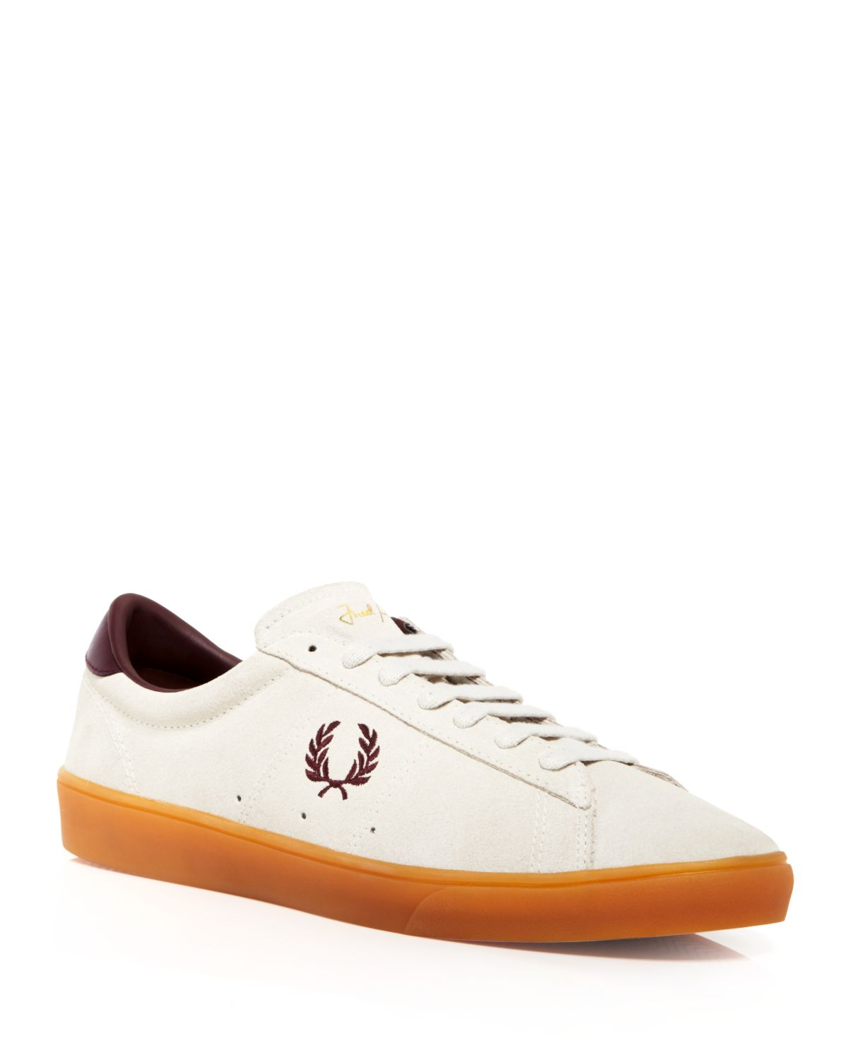 Fred Perry Spencer Suede Sneakers in Brown for Men Lyst
