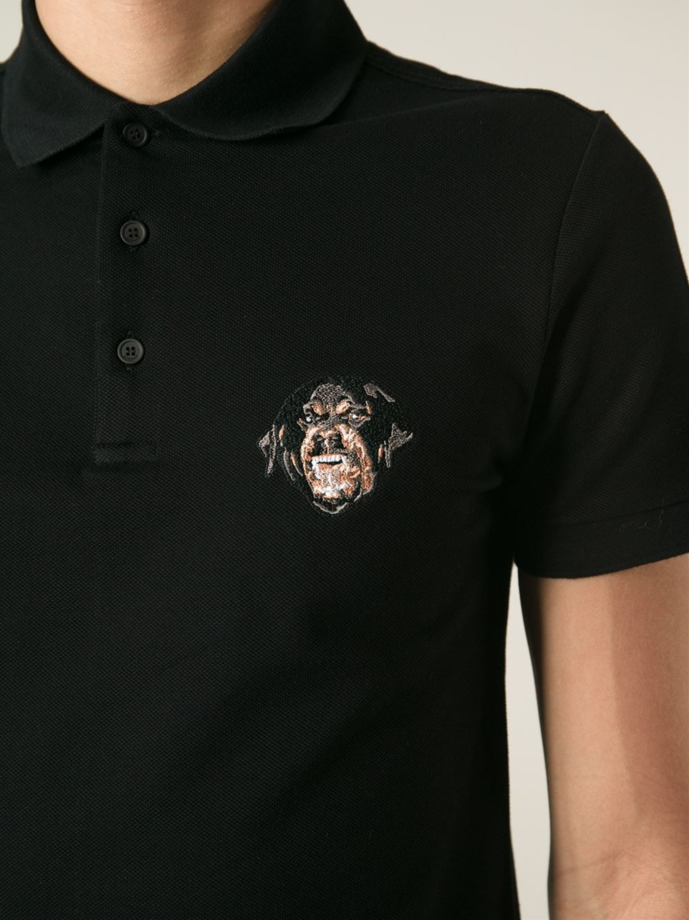 Lyst - Givenchy Rottweiler Polo Shirt in Black for Men
