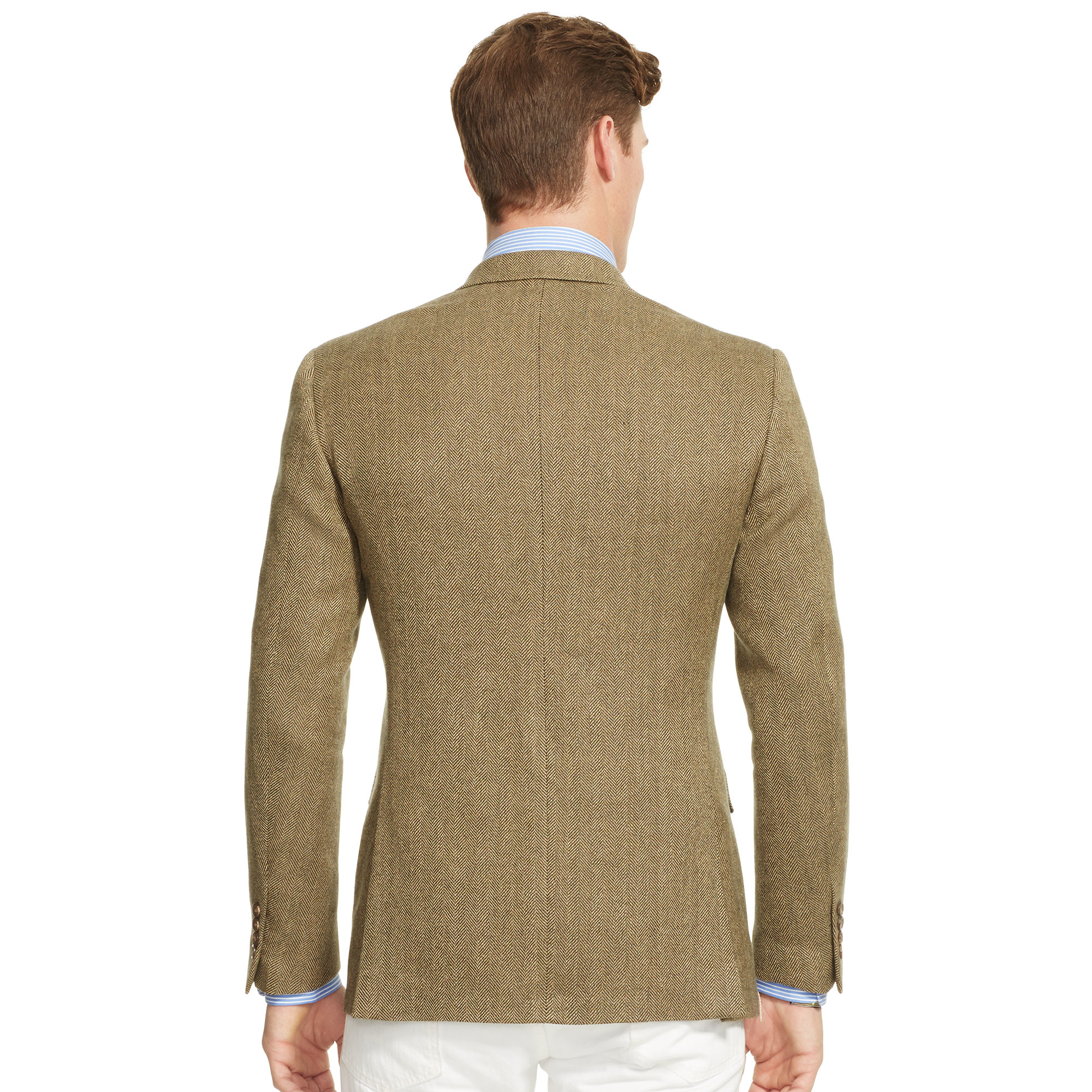 Polo Ralph Lauren Linen Polo Herringbone Sport Coat In Green For Men Lyst