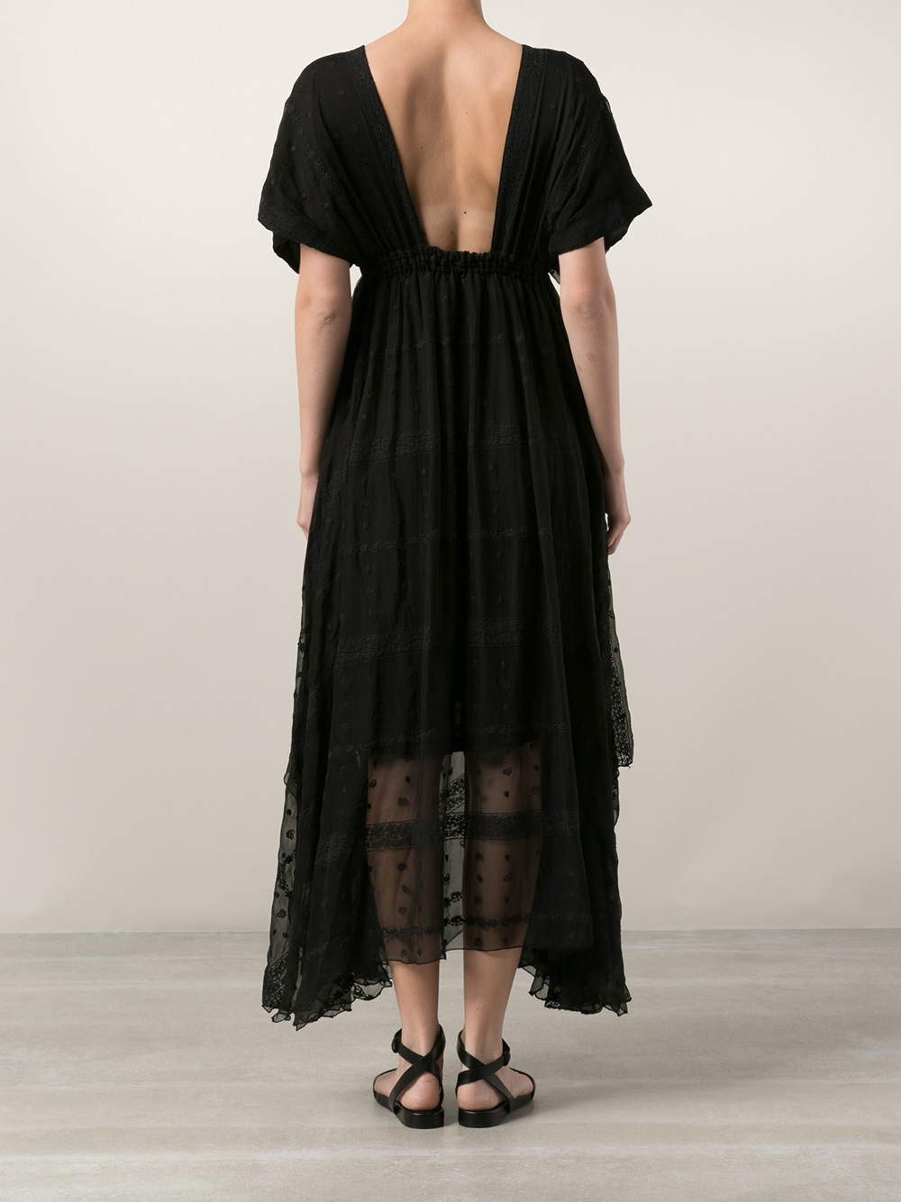 Mes demoiselles Venus Maxi Dress in Black Lyst