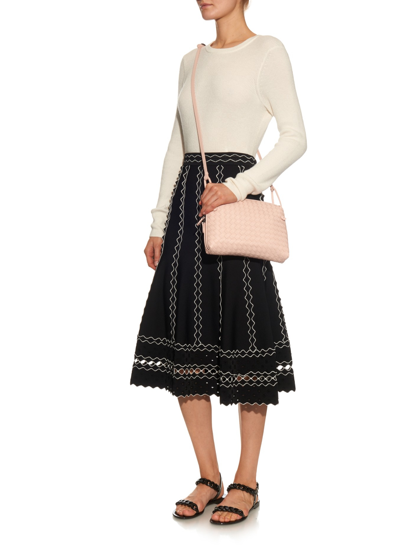 Bottega Veneta Nodini Intrecciato Leather Crossbody Bag The Art