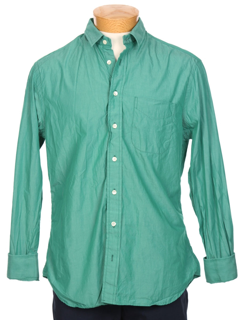 Gitman Brothers Vintage Exclusive Chambray Button Down Shirt in Green ...