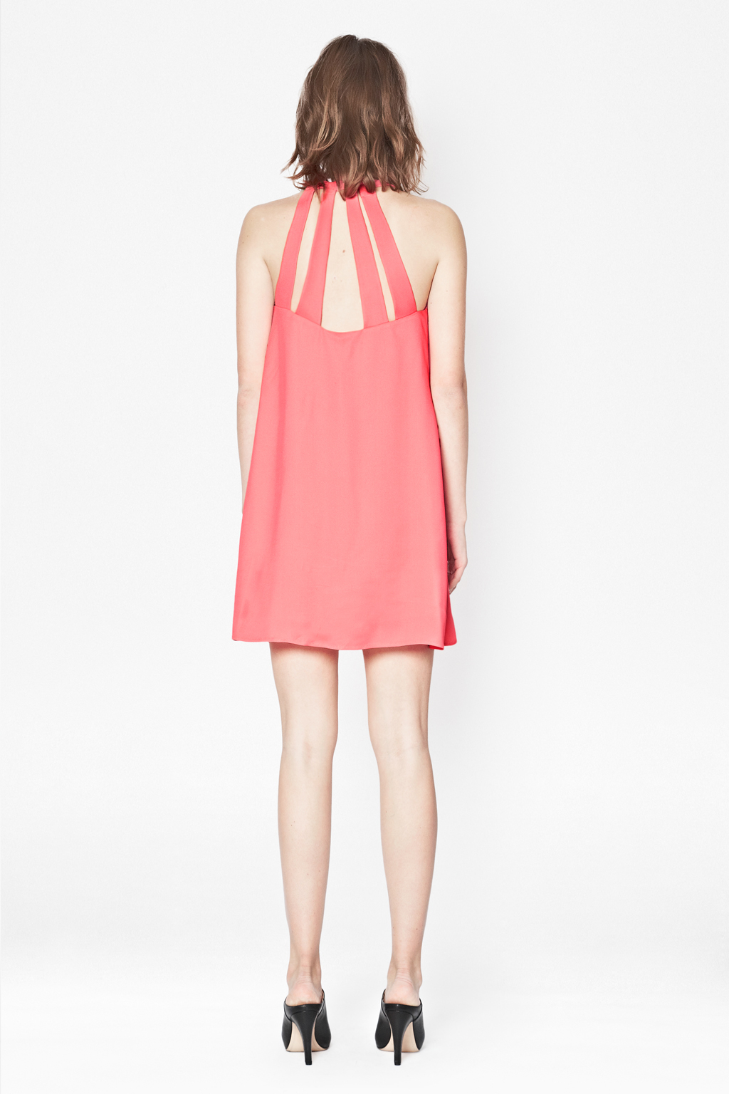 French Connection Calla Collette Halter Neck Dress in Pink - Lyst