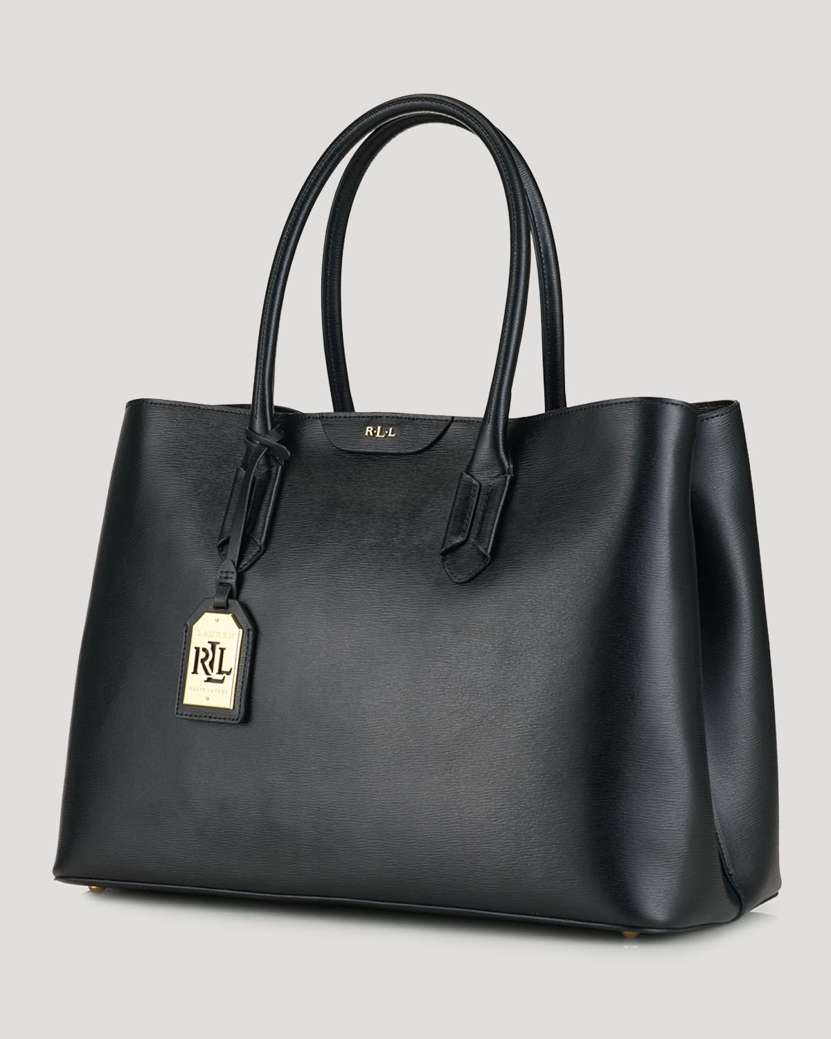 Ralph Lauren Lauren Tote - Tate City in Black - Lyst