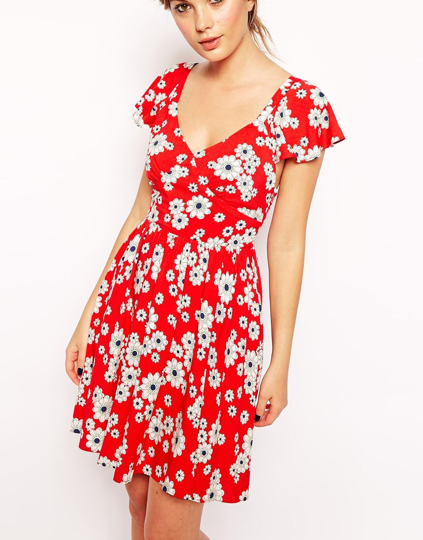Ruffle Flower Dress