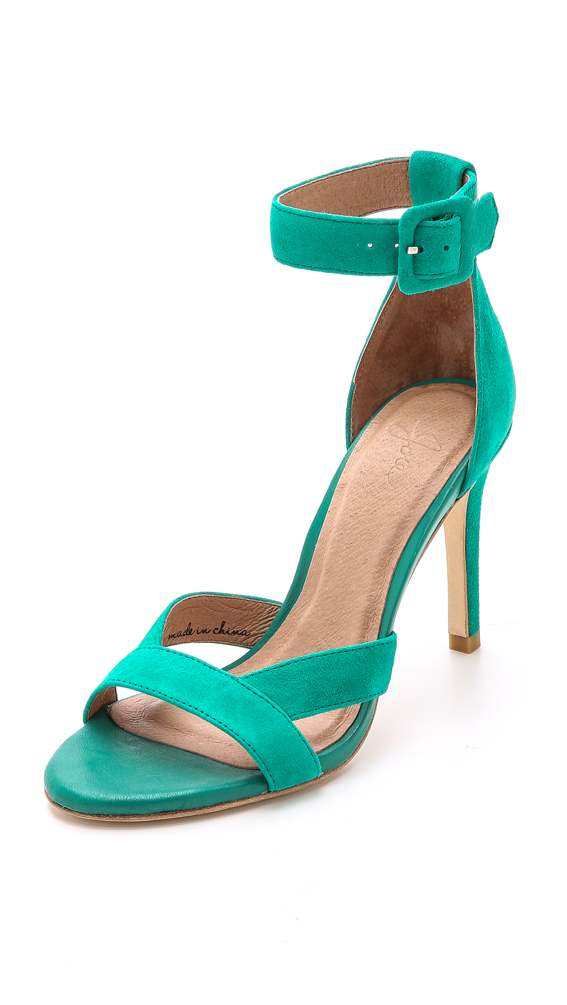 Lyst - Joie Alvita Suede Sandals - Tropic in Green