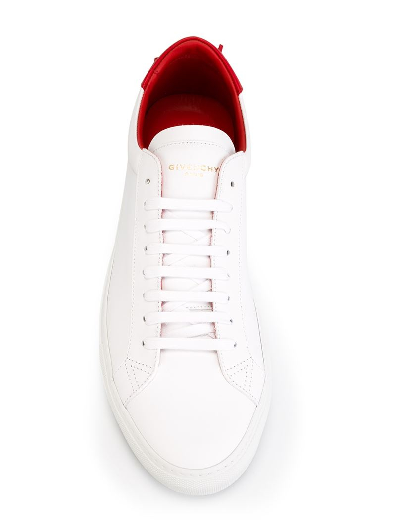 Givenchy Classic Leather Low-Top Sneakers in White for Men - Lyst