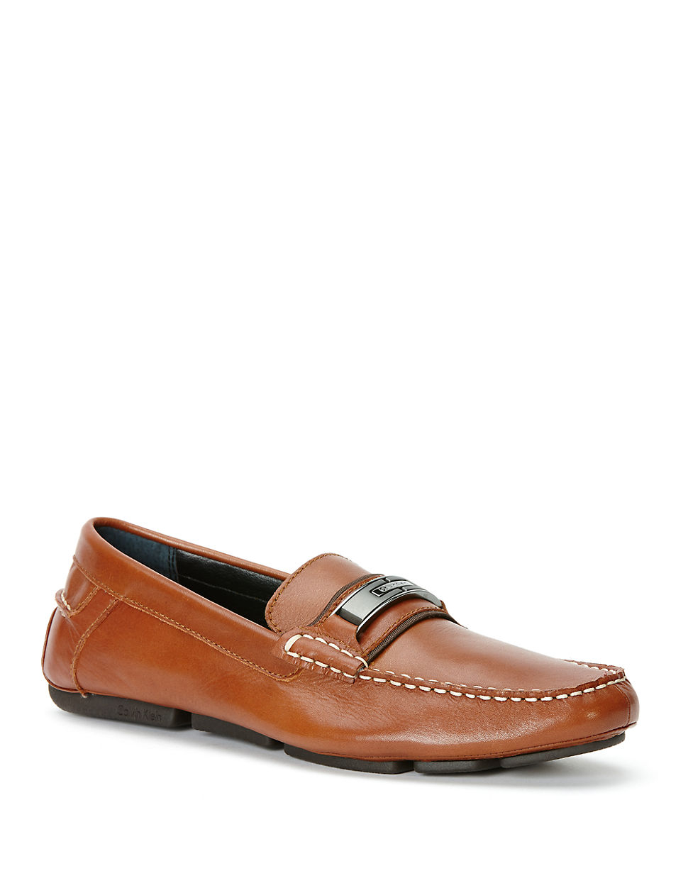 Lyst - Calvin klein Mchale Loafers in Brown for Men