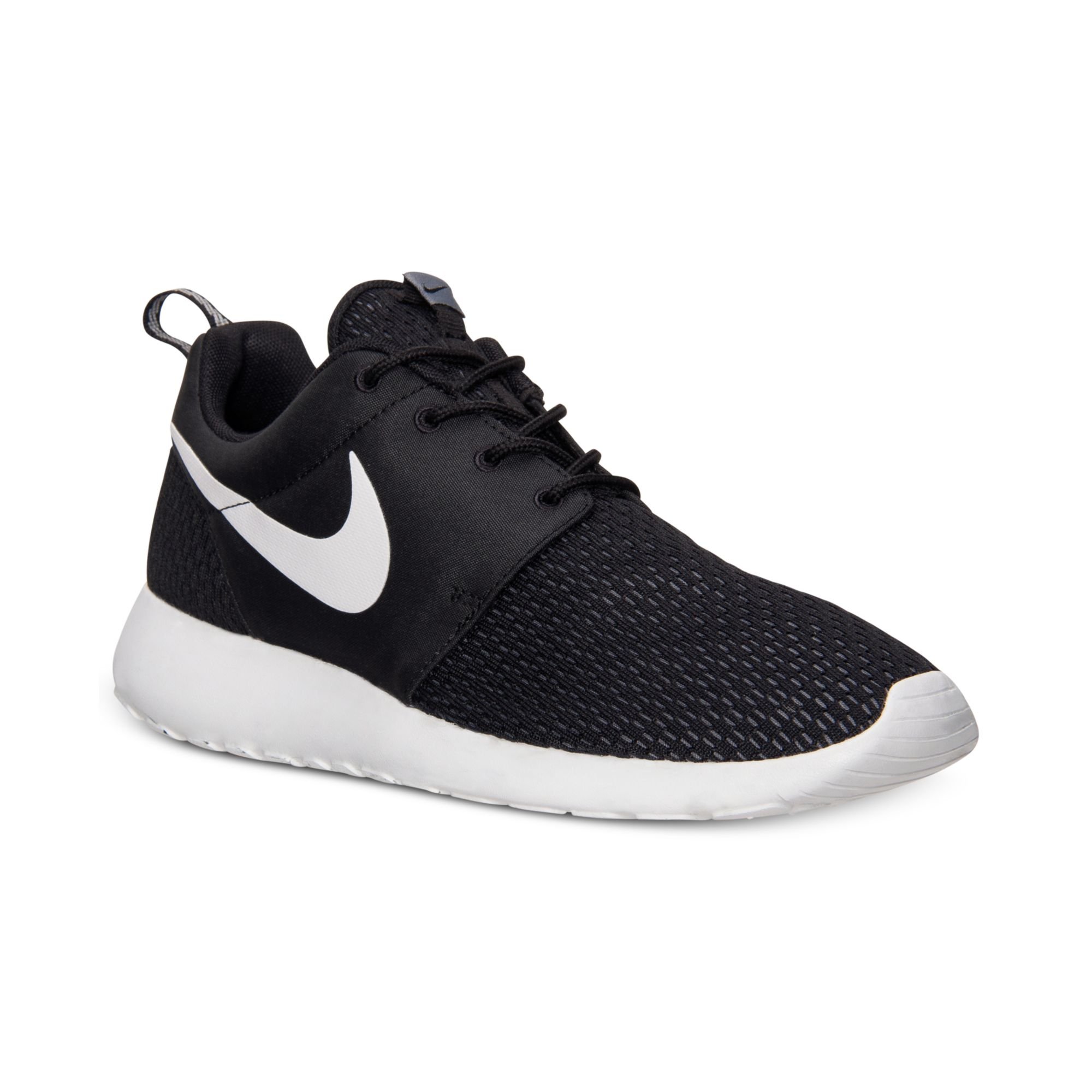 Nike Mens Roshe Run Casual Sneakers From Finish Line In Black For Men Blackwhite Cool Grey 0414