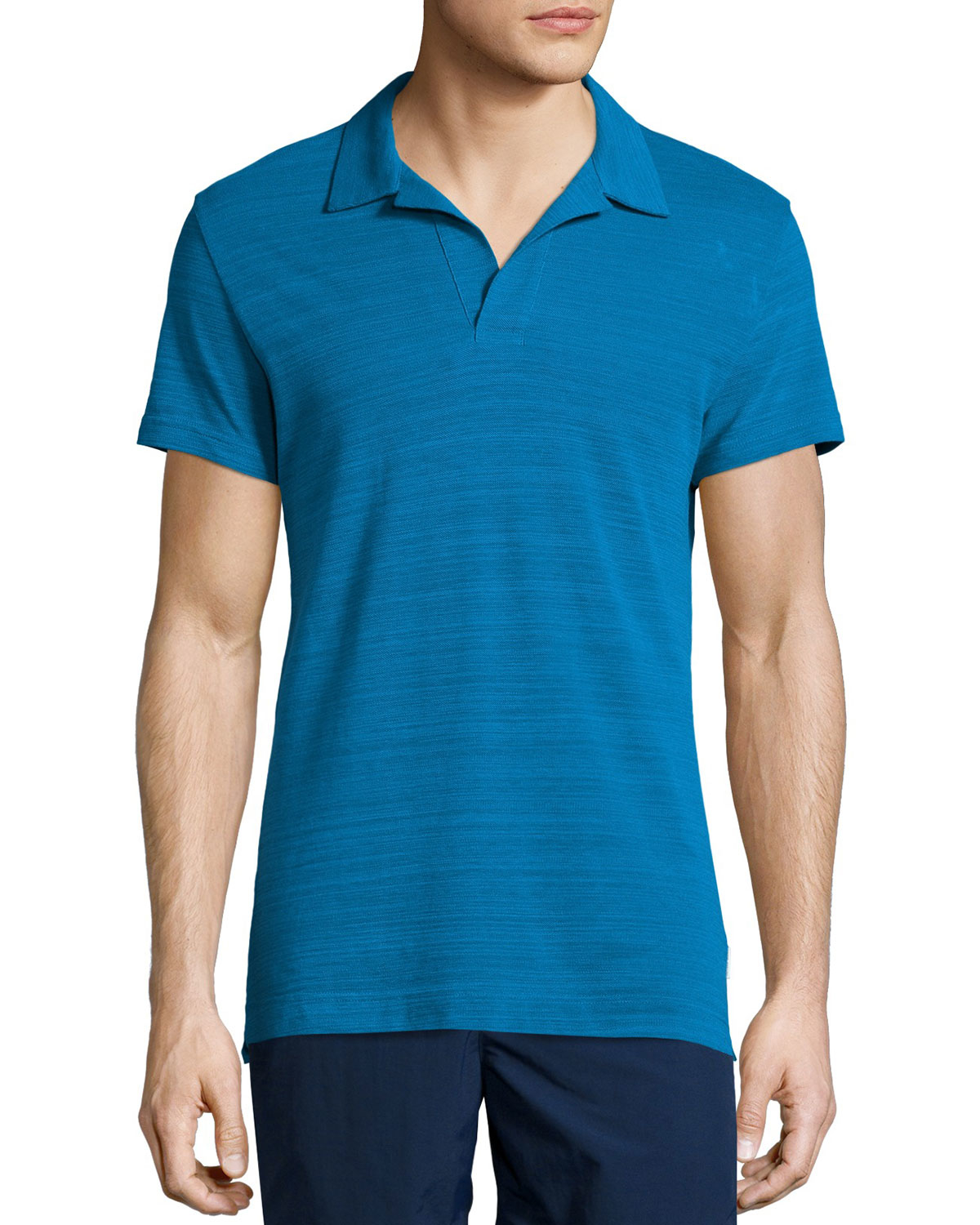 Lyst - Orlebar Brown Felix Johnny-collar Polo Shirt in Blue for Men Gallery