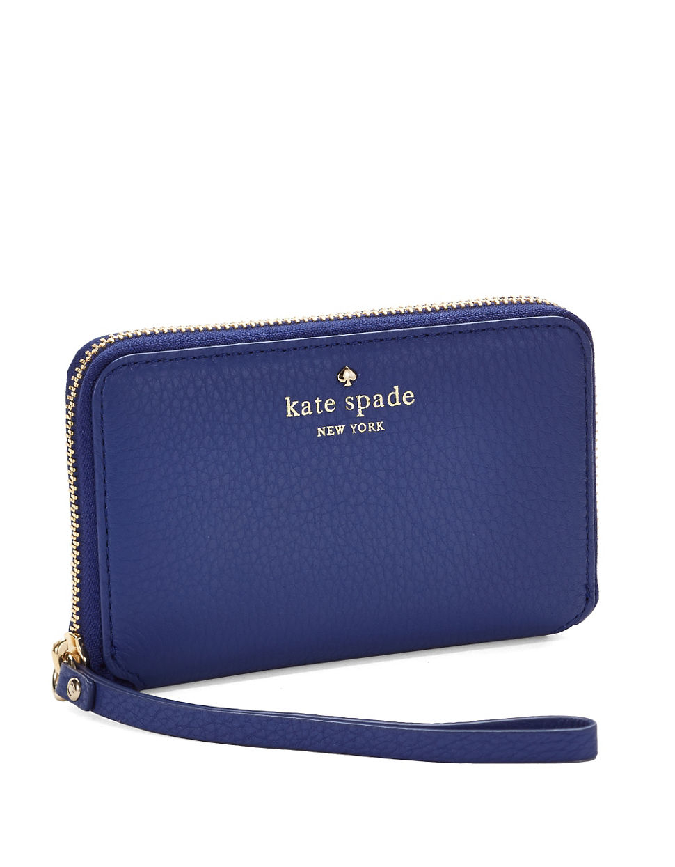 Lyst - Kate Spade New York Cobble Hill Louie Leather Wristlet in Blue