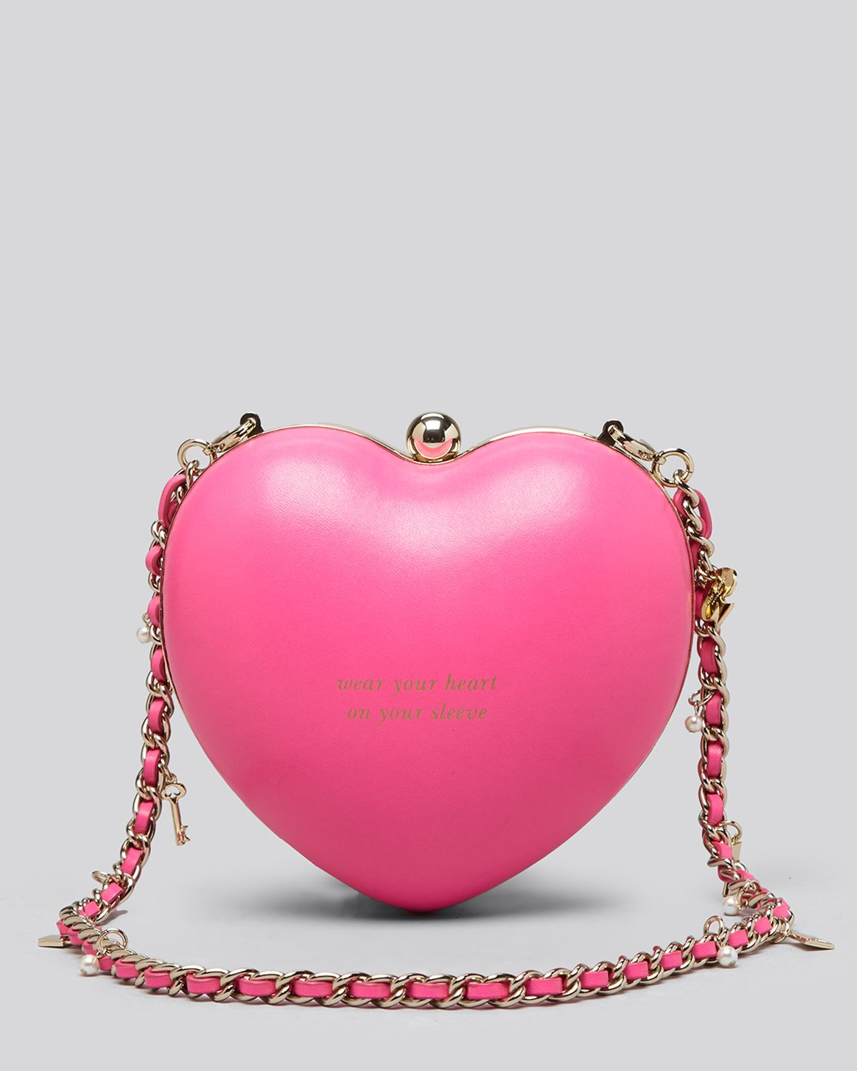Kate spade new york Shoulder Bag Ooh La La Heart Mini in Pink | Lyst