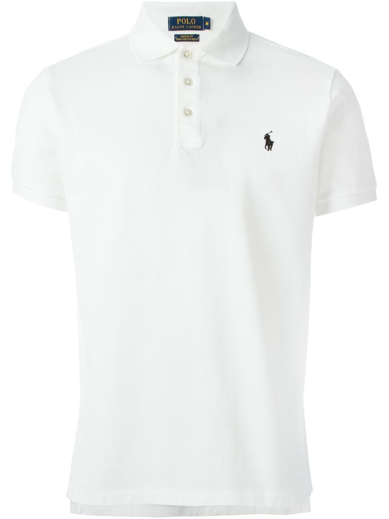 Lyst - Polo Ralph Lauren Short Sleeve Polo Shirt in White for Men