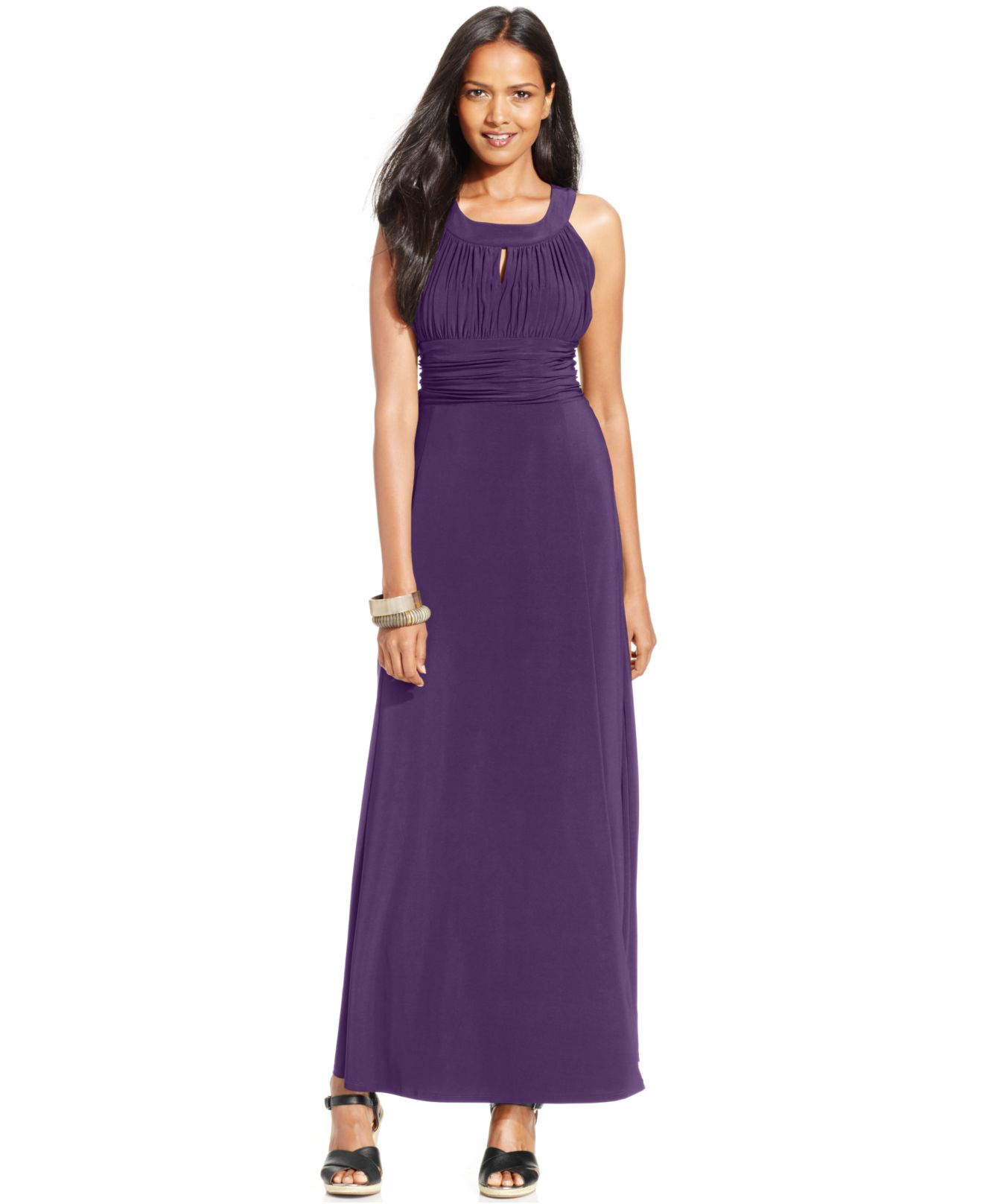 Macys purple dress