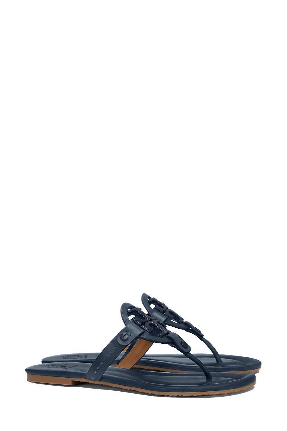 navy blue tory burch miller sandals