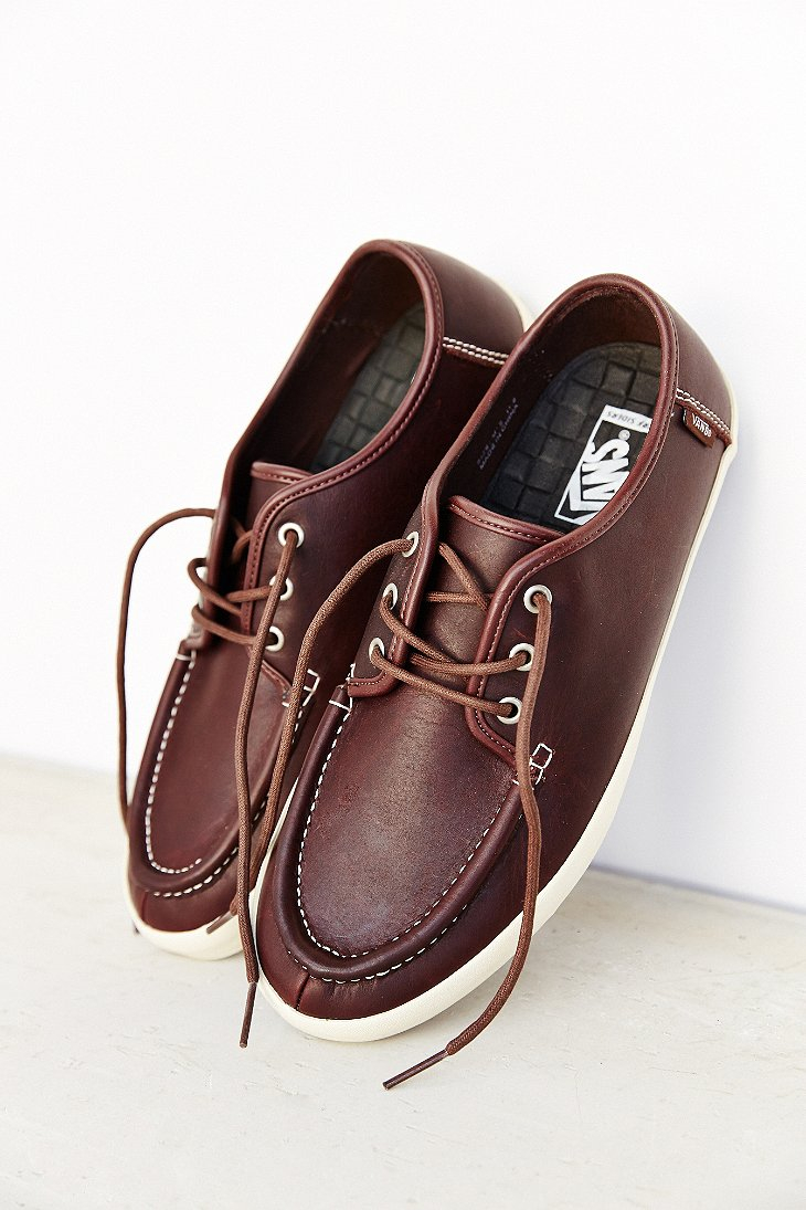 leather vans mens shoes