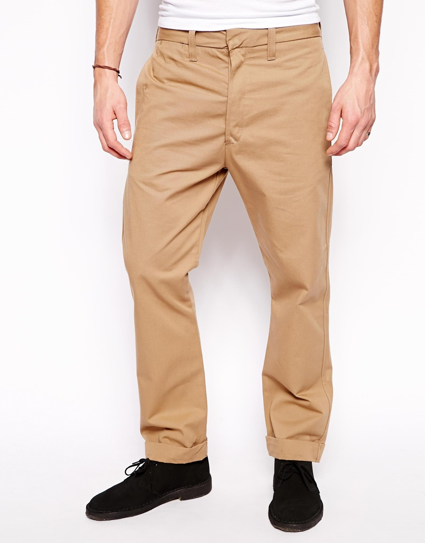 Lyst - Edwin Chinos Enthusiast Loose Tapered Fit French Twill in ...