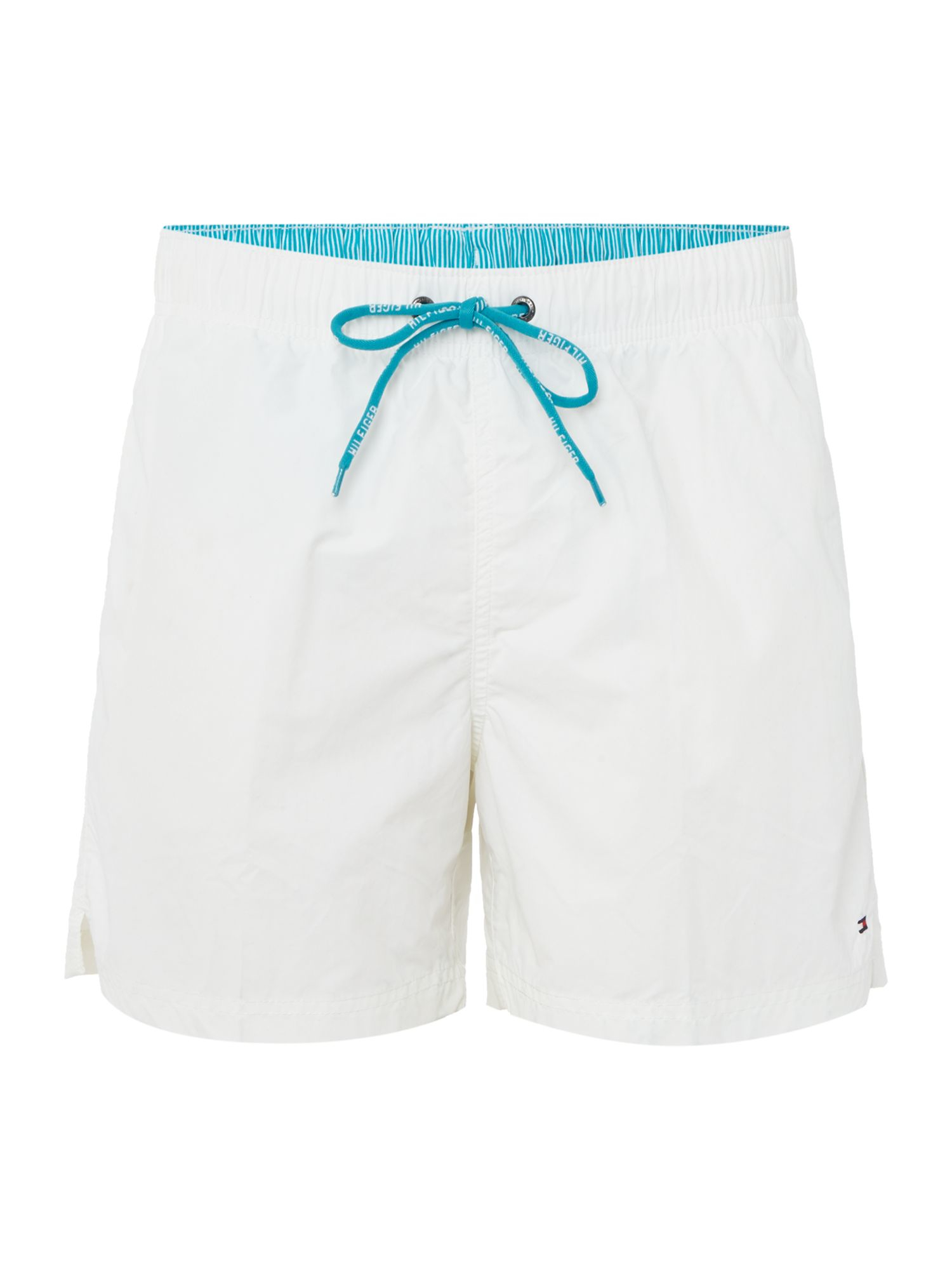 Tommy hilfiger Plain Swim Shorts in White for Men | Lyst