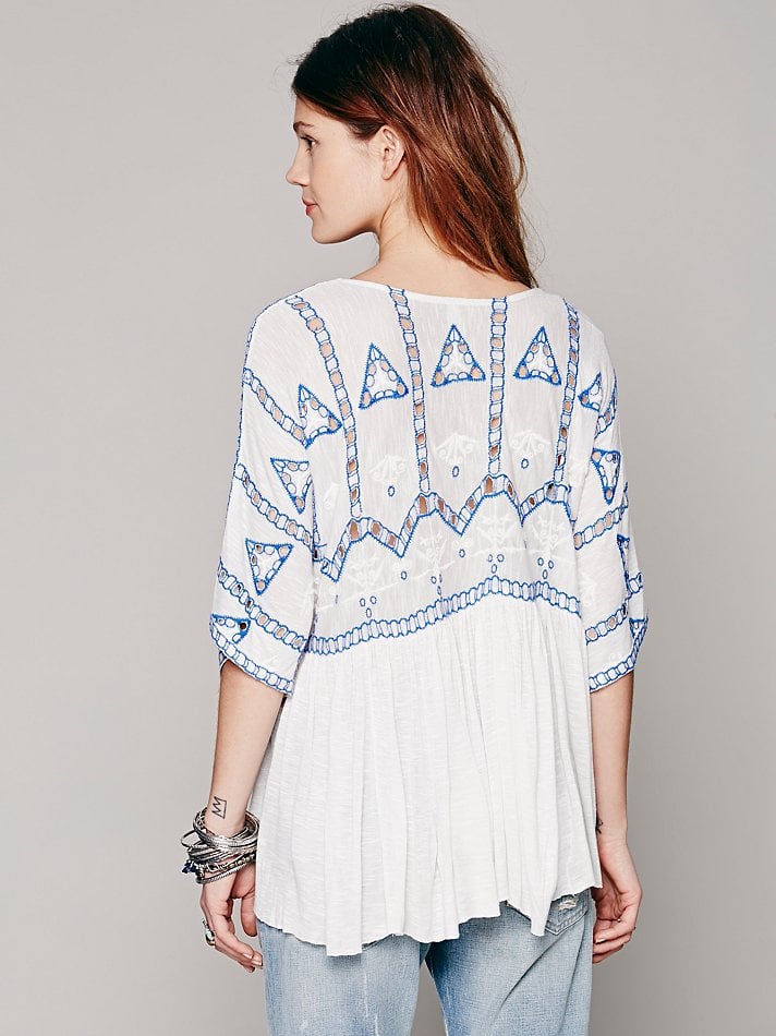 free people maddison eyelet blouse