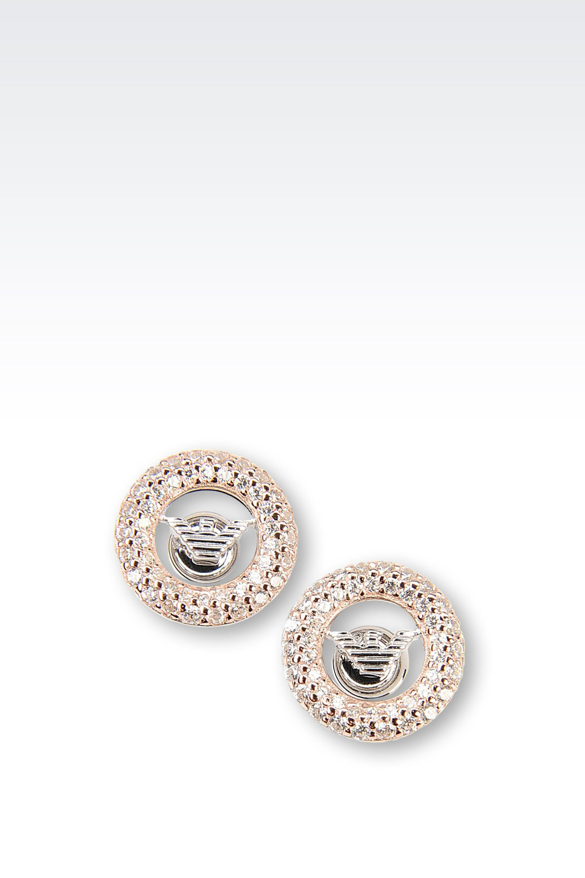Lyst Emporio Armani Earrings In Metallic For Men Gallery