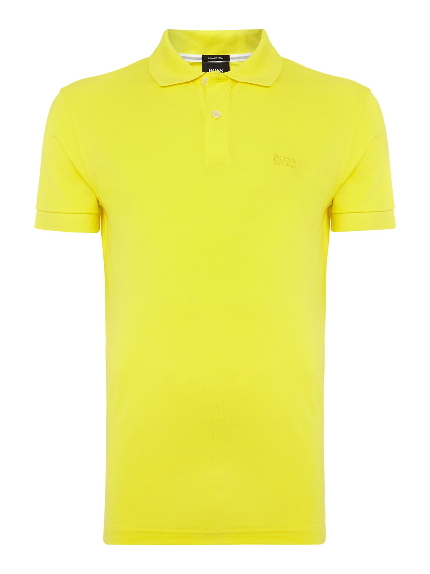 Hugo Boss Firenze Logo Polo Shirt in Yellow for Men (Cool Yellow) | Lyst