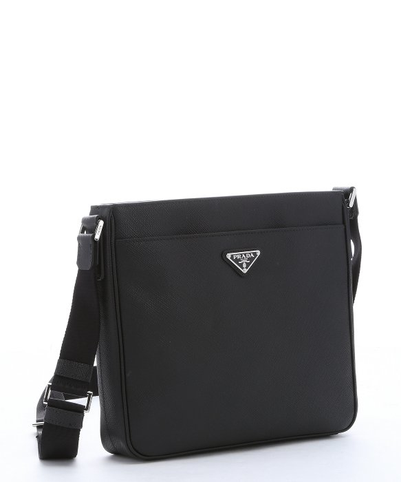 Prada Men's Leather Pouch 3313 Black