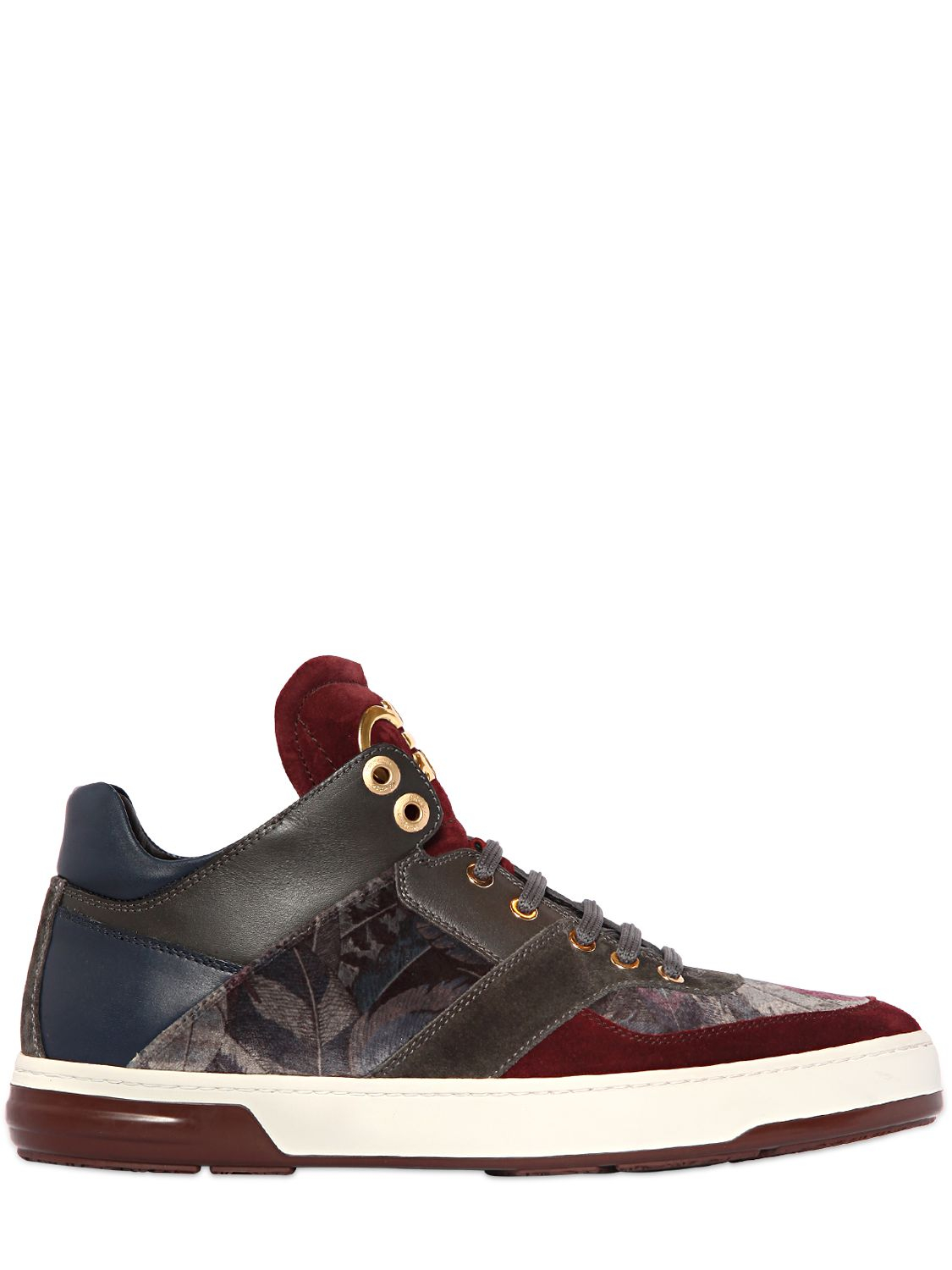 monroe mesh and leather trainer