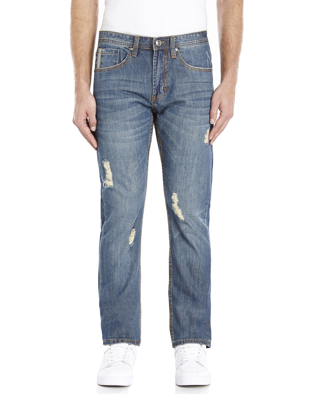 Lyst English Laundry Medium Wash Carnaby Slim Fit Jeans in Blue for Men