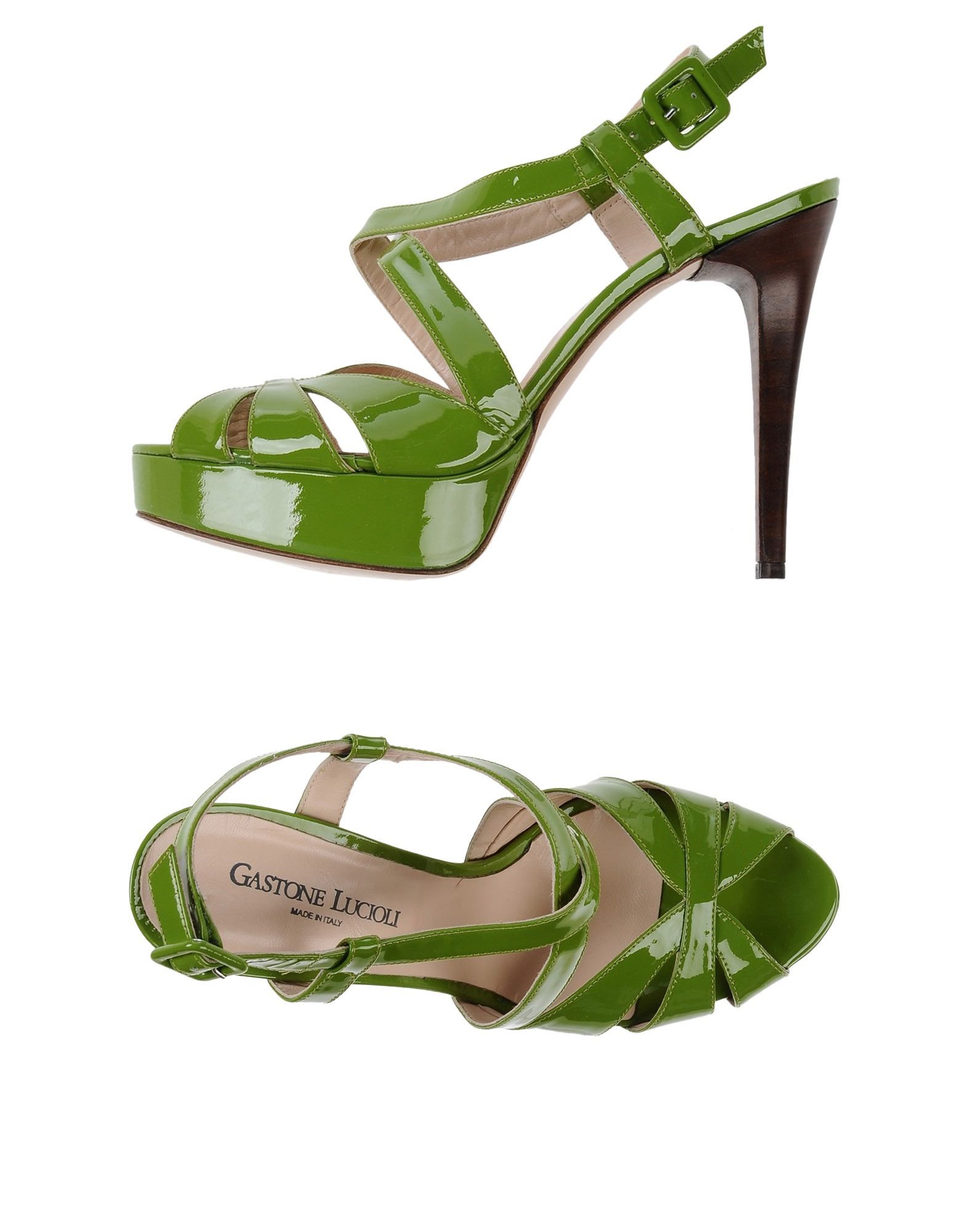 Gastone Lucioli Sandals in Green