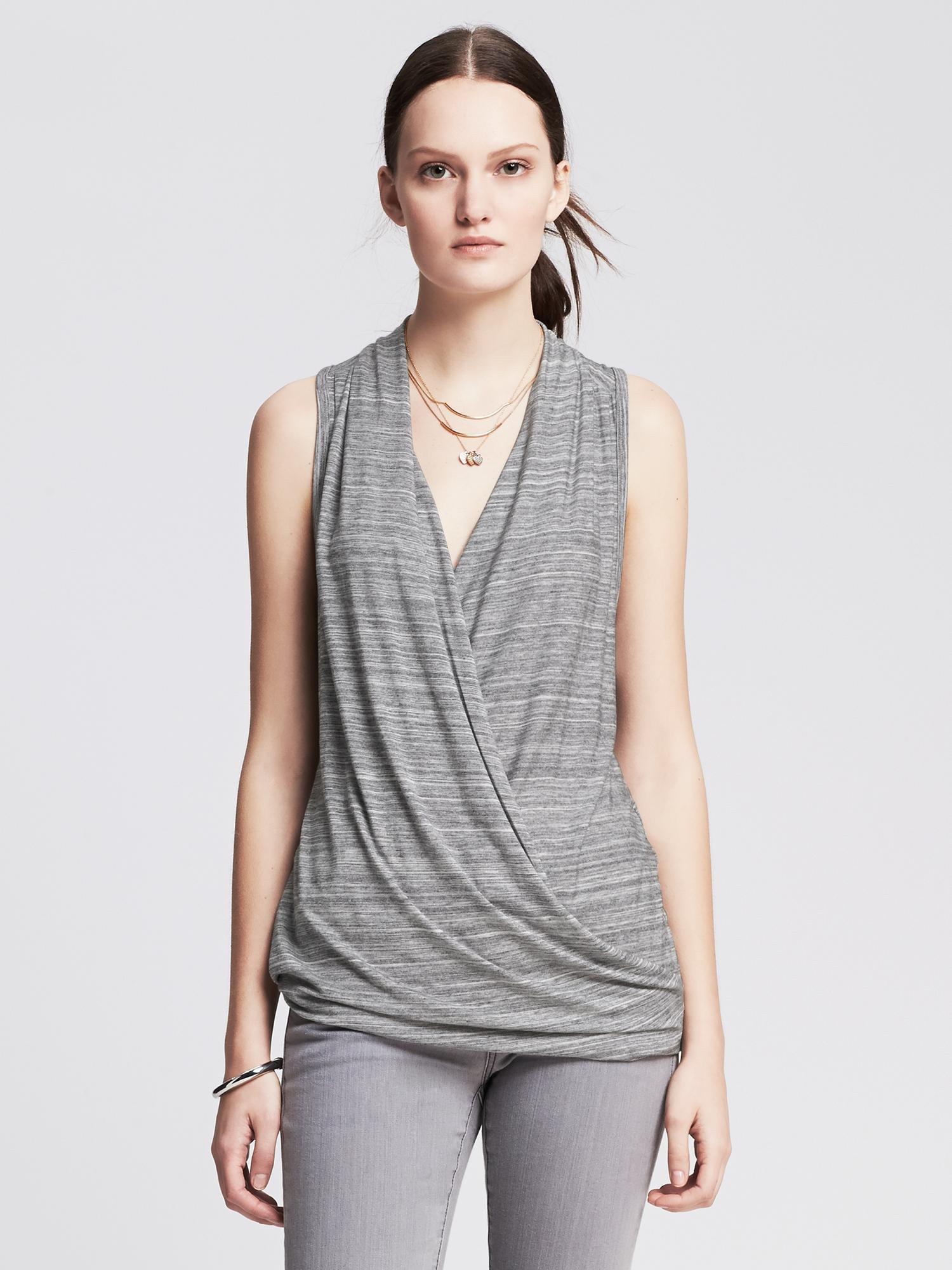 banana republic wrap shirt