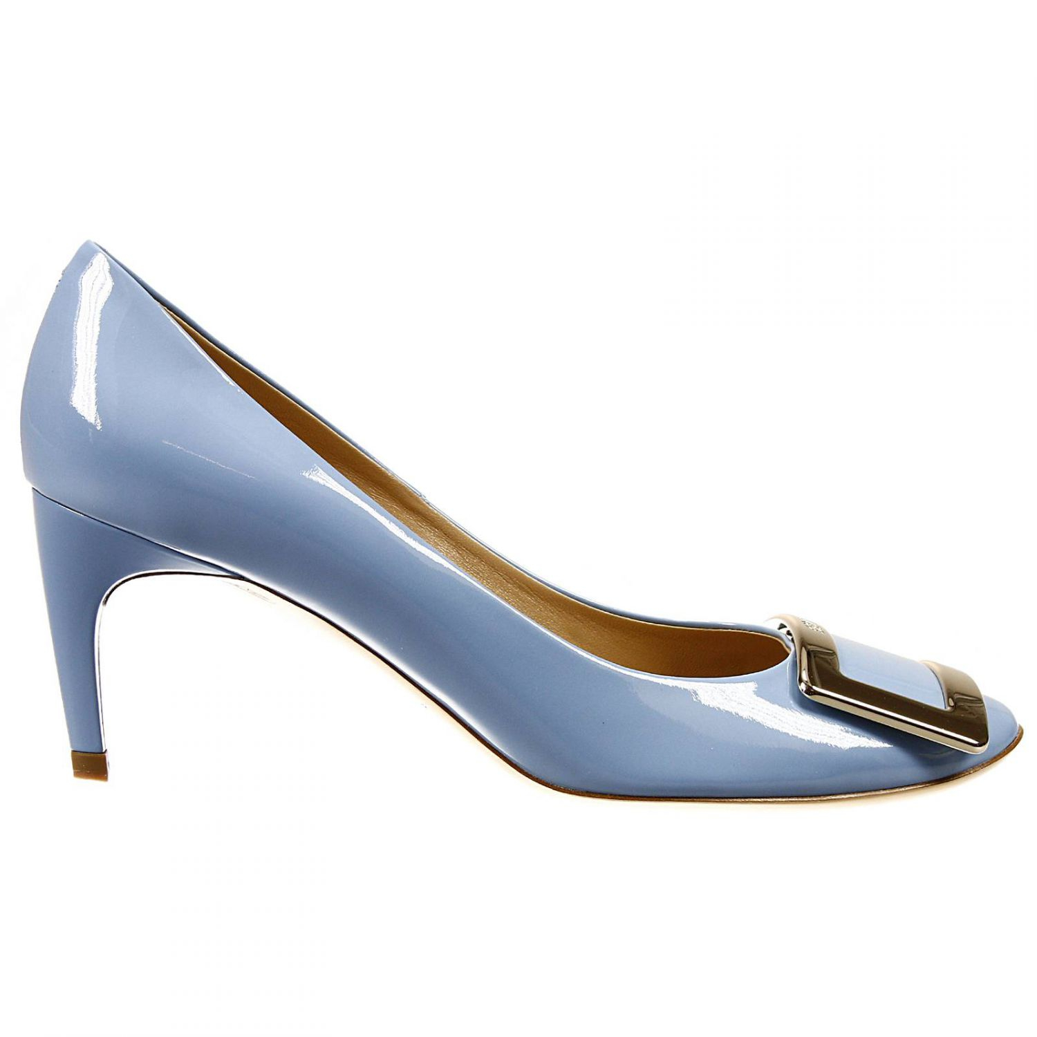 roger vivier belle de nuit patent leather pumps