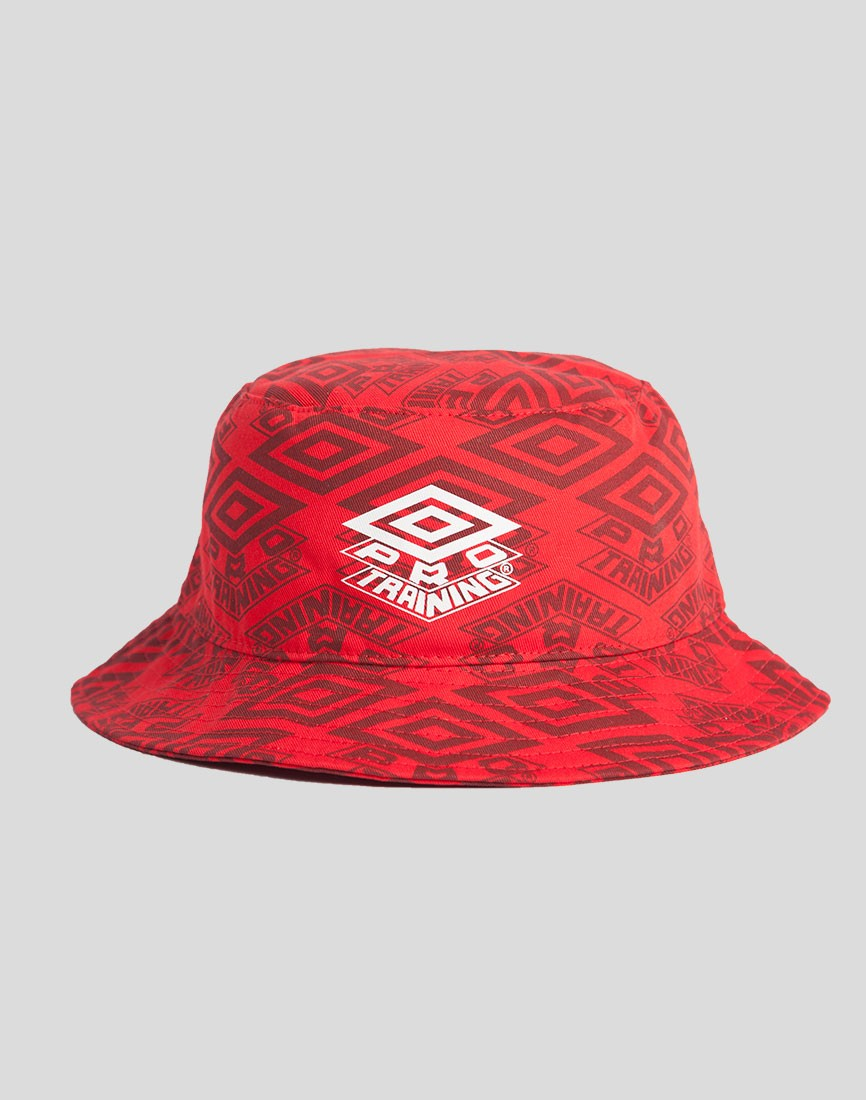 Lyst - Umbro Crusher Aop Bucket Hat Red - Red in Red for Men