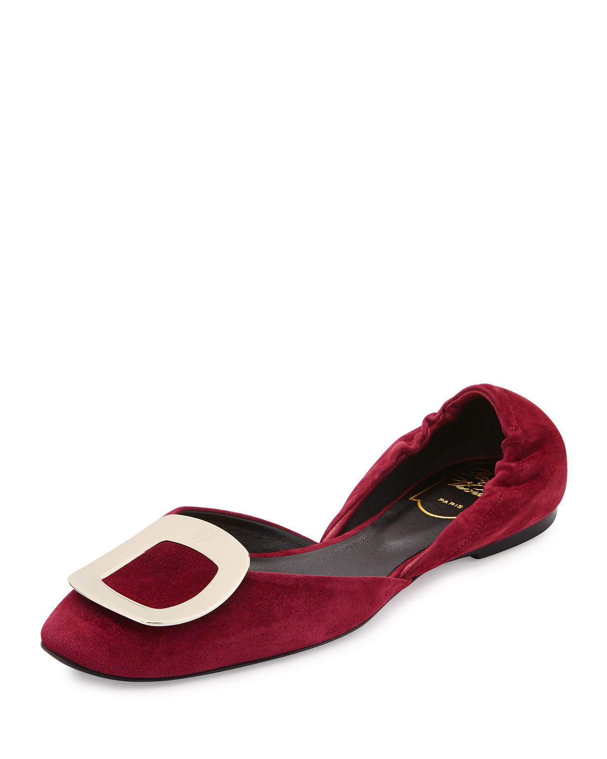 roger vivier chips ballerina flats