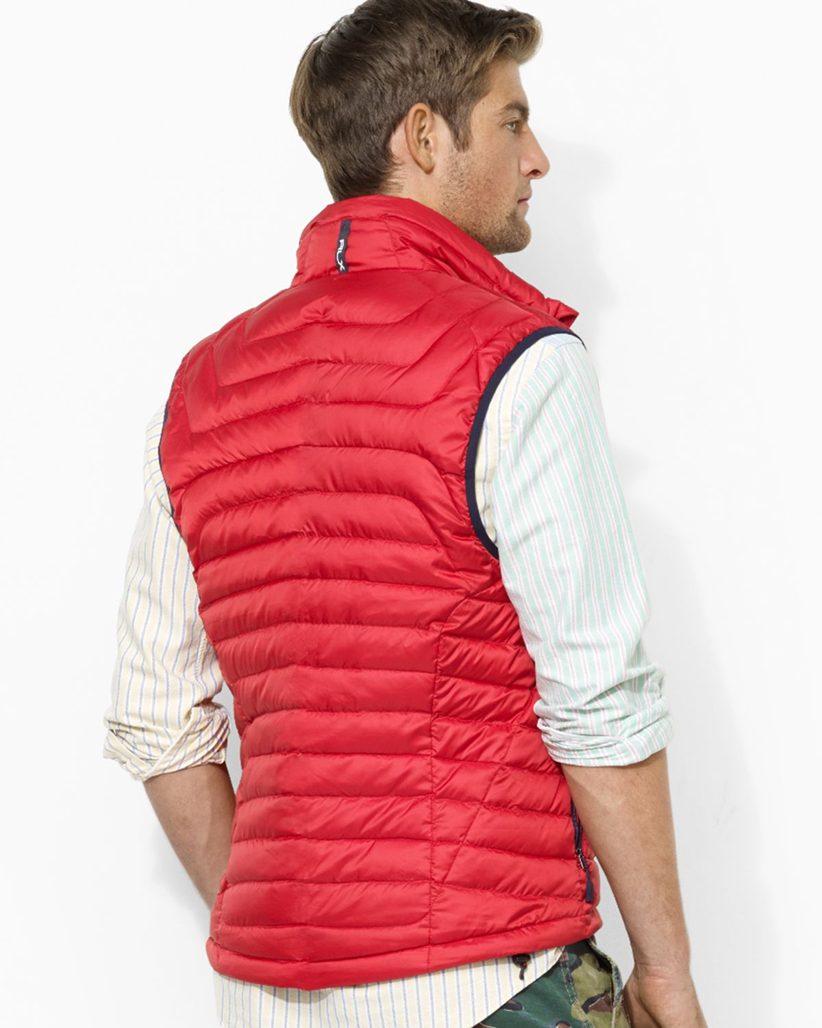 Lyst Ralph Lauren Polo Rlx Waterresistant Down Vest in Red for Men