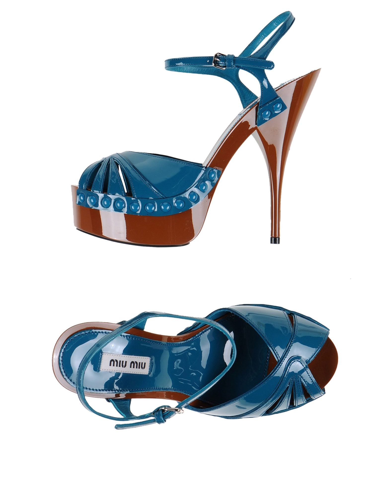 miu miu blue heels