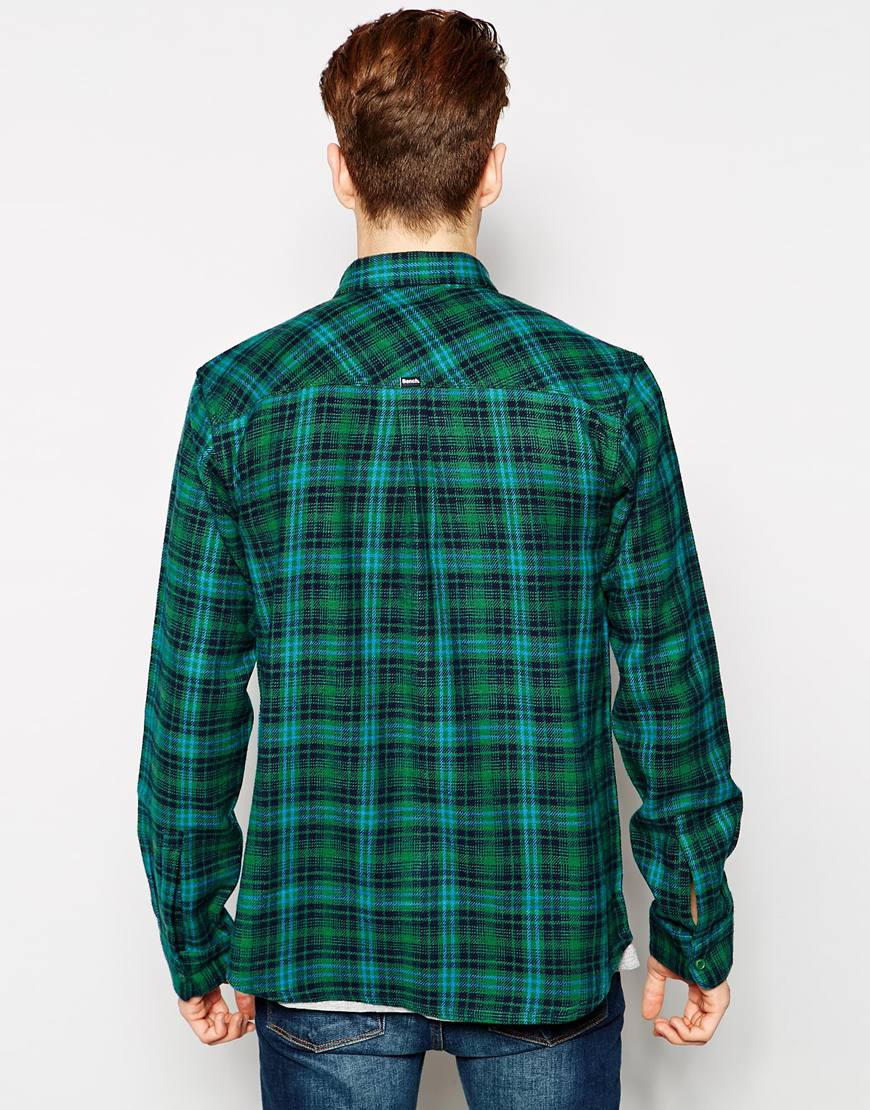 dark green flannel mens